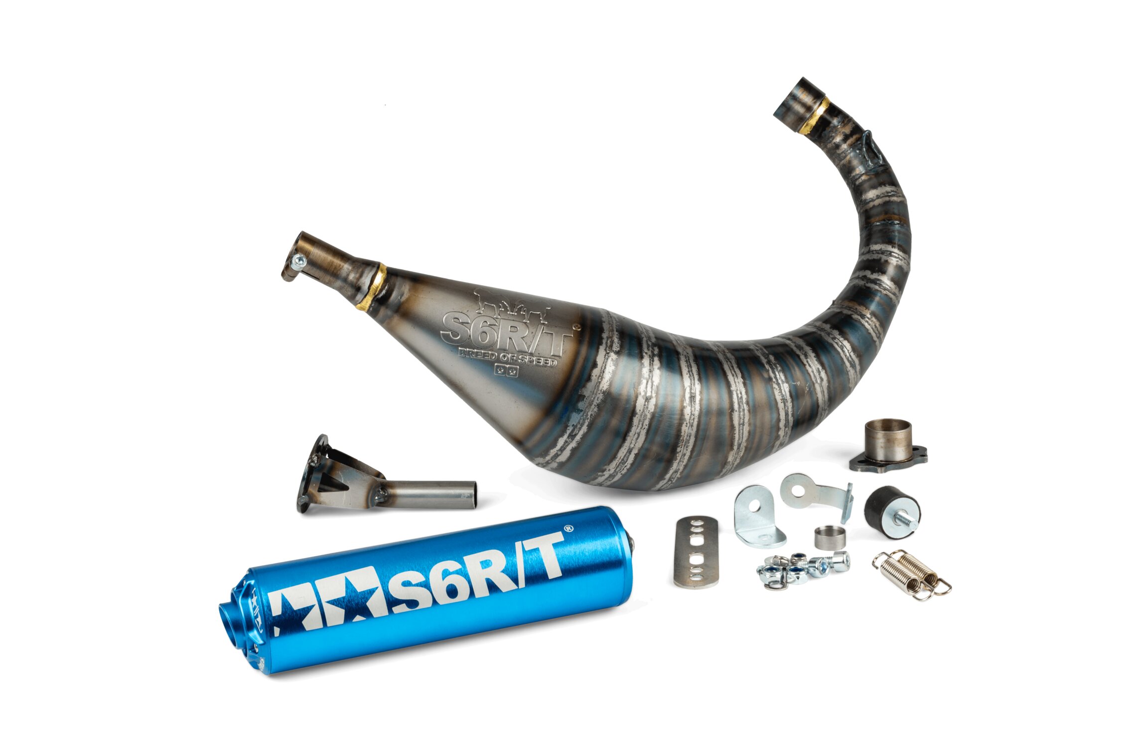 Image of Auspuff Stage6 R/T 70 - 80 Derbi Blau