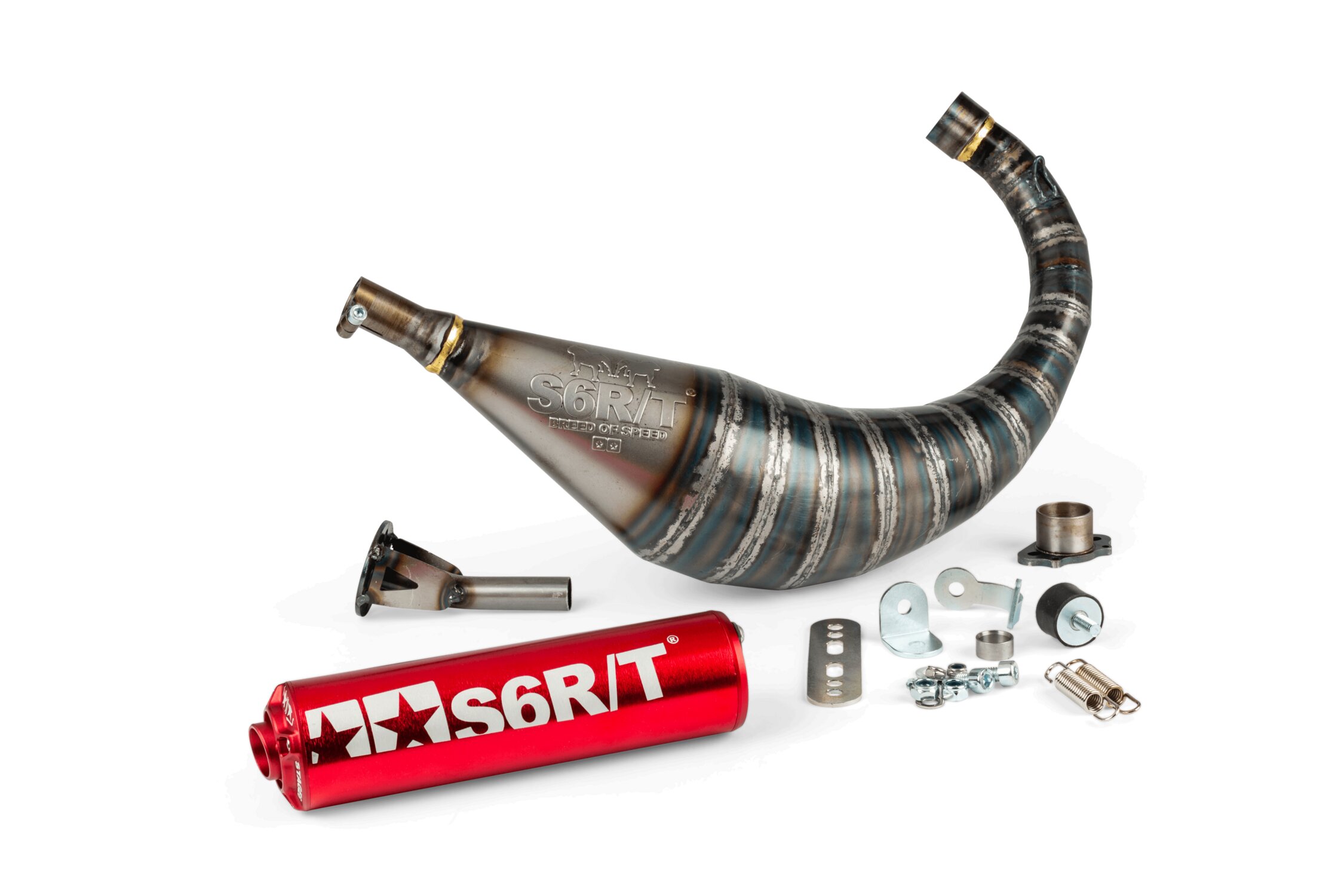 Image of Auspuff Stage6 R/T 70 - 80 Derbi Rot