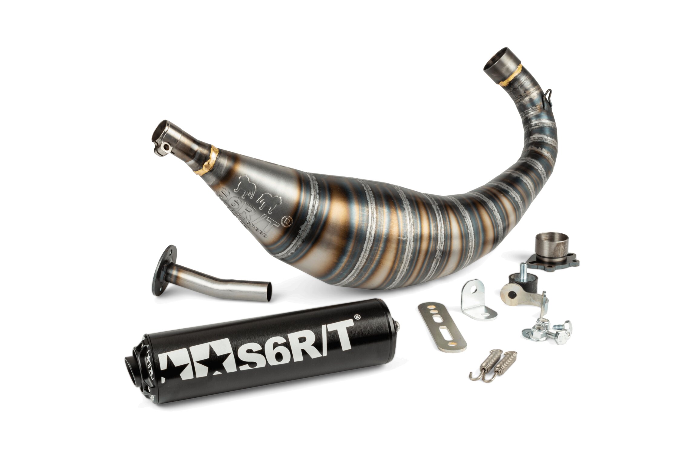 Image of Auspuff Stage6 R/T 90 - 100 Derbi Schwarz