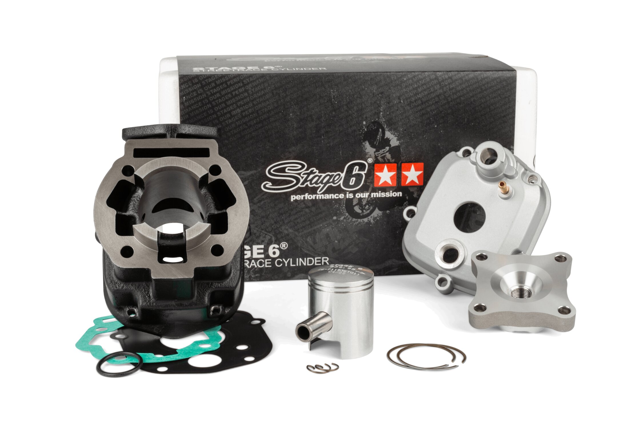 Image of Zylinder Kit Stage6 Streetrace 50ccm Derbi Euro 3 / 4