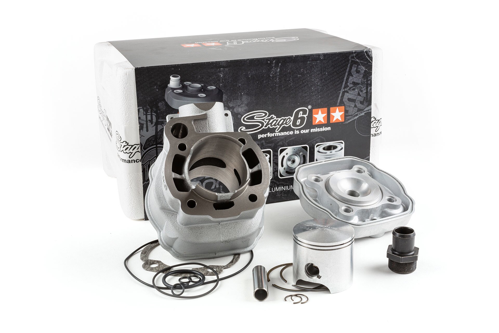Image of Zylinder Kit Stage6 Streetrace 77ccm Minarelli AM6