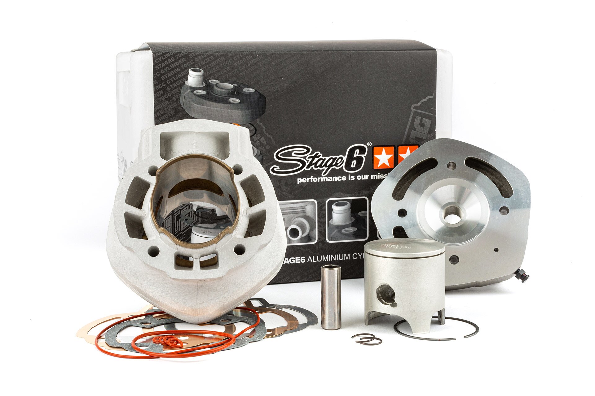Image of Zylinder Kit Stage6 Sport Pro MK2 70ccm Piaggio LC