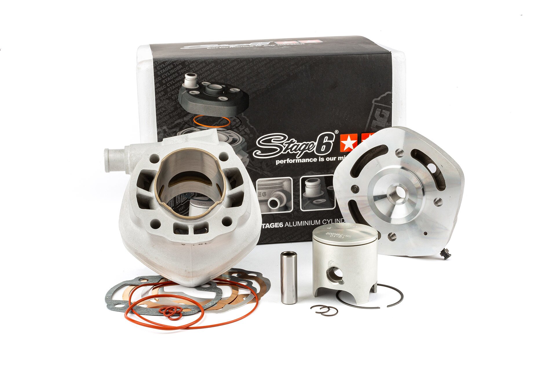 Image of Zylinder Kit Stage6 Sport Pro MK2 70ccm 12mm KoBo Minarelli LC