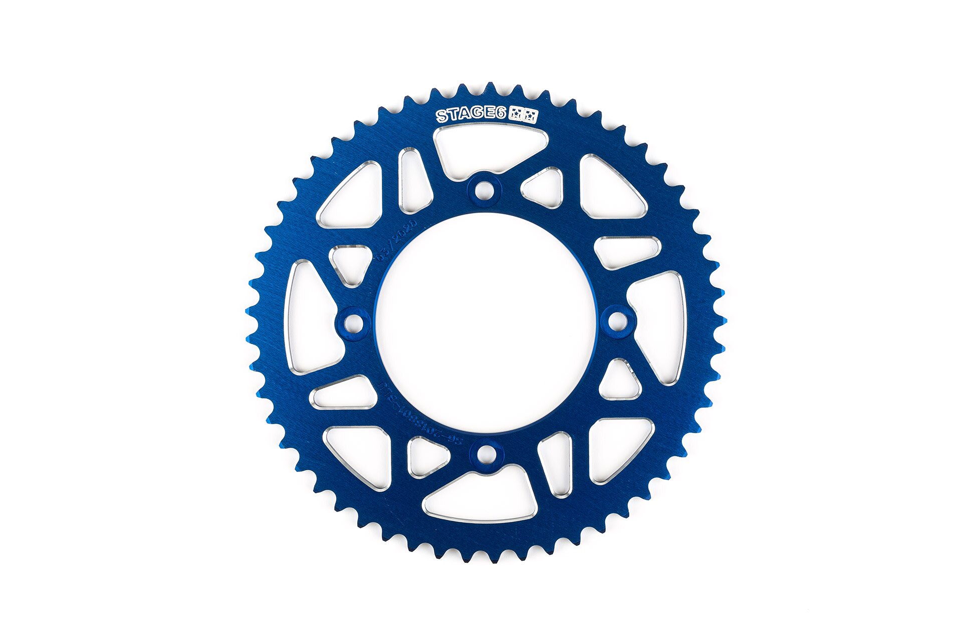 Image of Kettenrad 53 Zähne - 420 Stage6 Alu CNC blau Beta RR