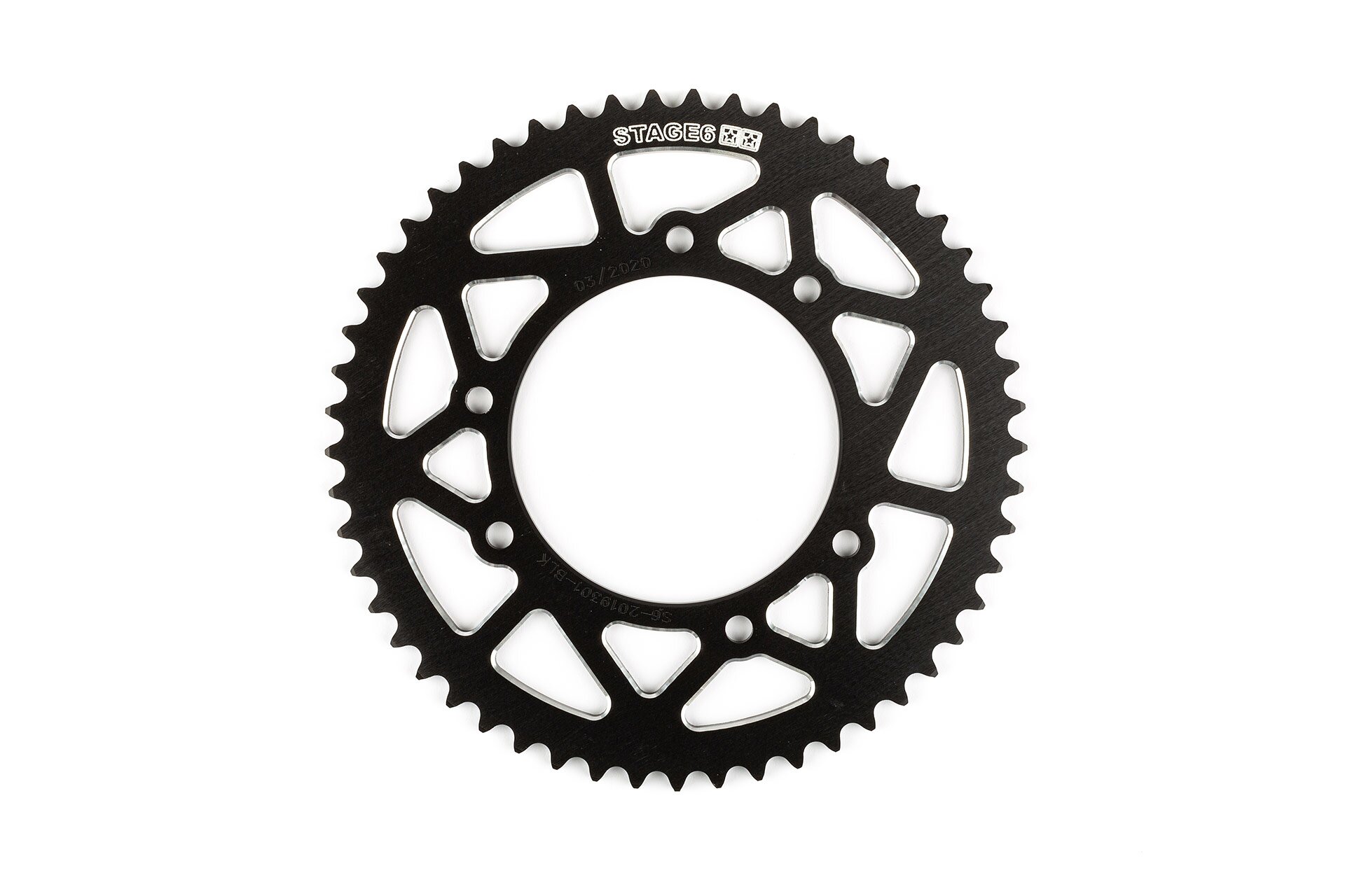 Image of Kettenrad Z53 - 420 Stage6 Alu CNC schwarz Derbi DRD Pro