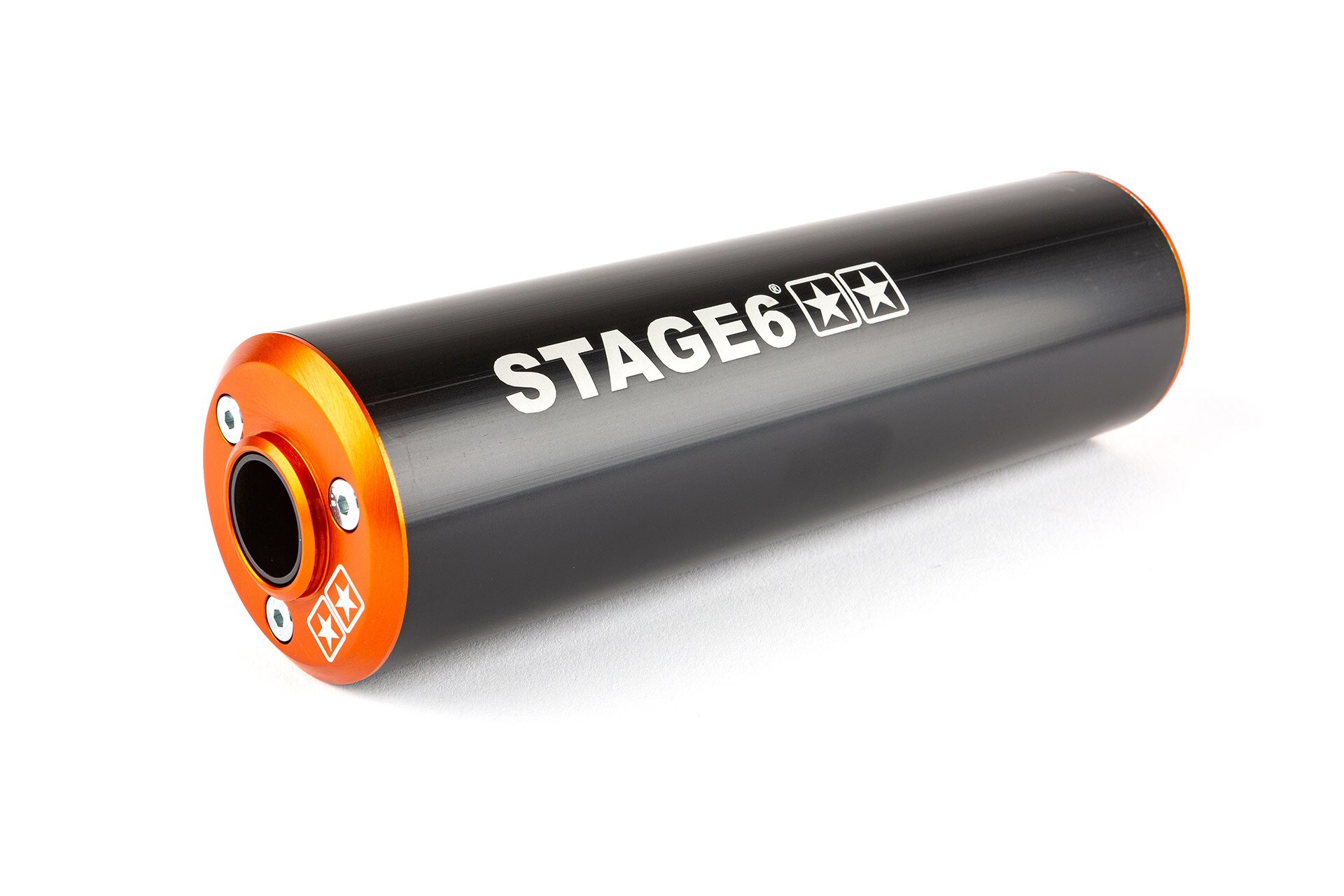 Image of Endschalldämpfer Stage6 50 - 80cc rechts orange / schwarz
