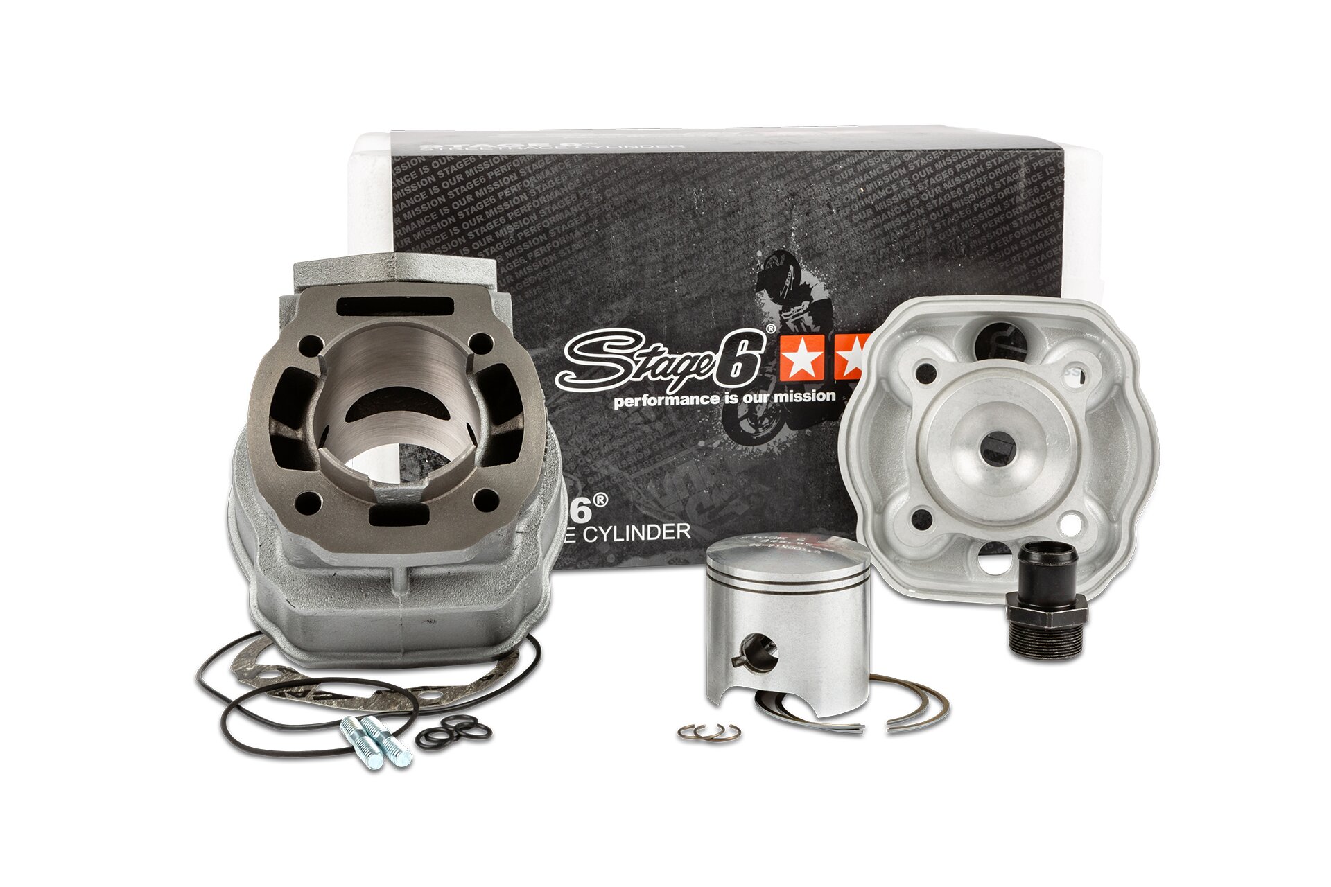 Image of Zylinder Kit Stage6 Streetrace 77ccm Derbi Euro 3 / 4