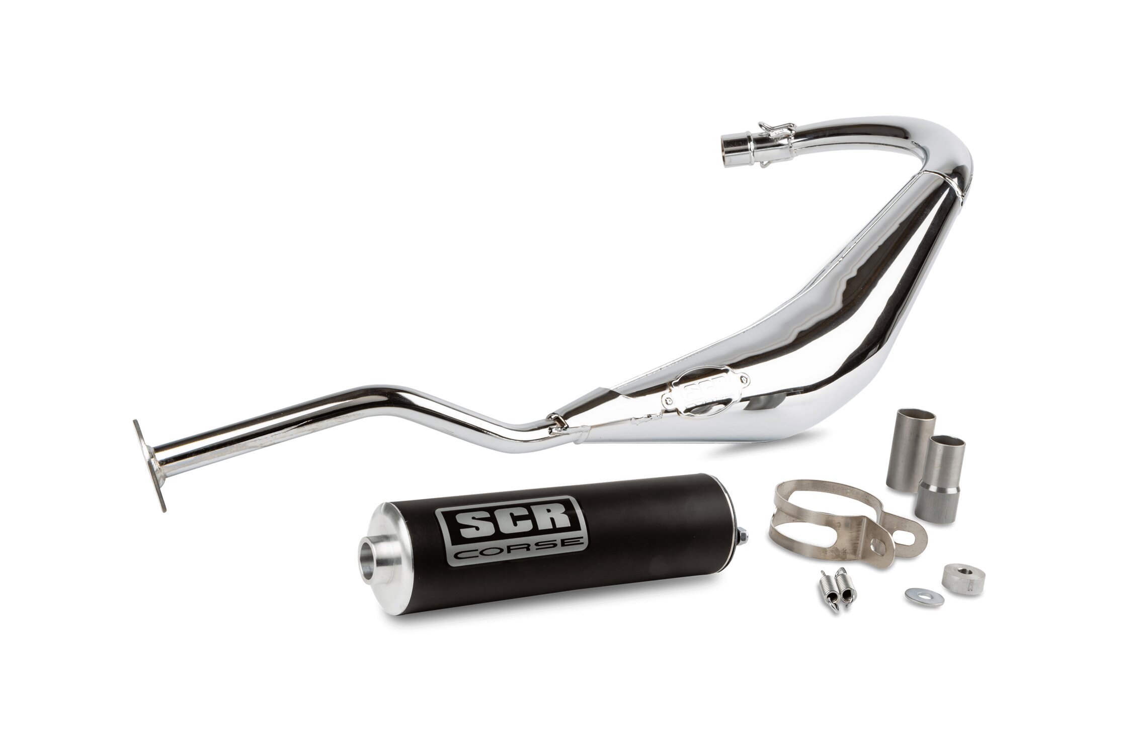 Image of Auspuff SCR SM Chrom 50 Yamaha TZR