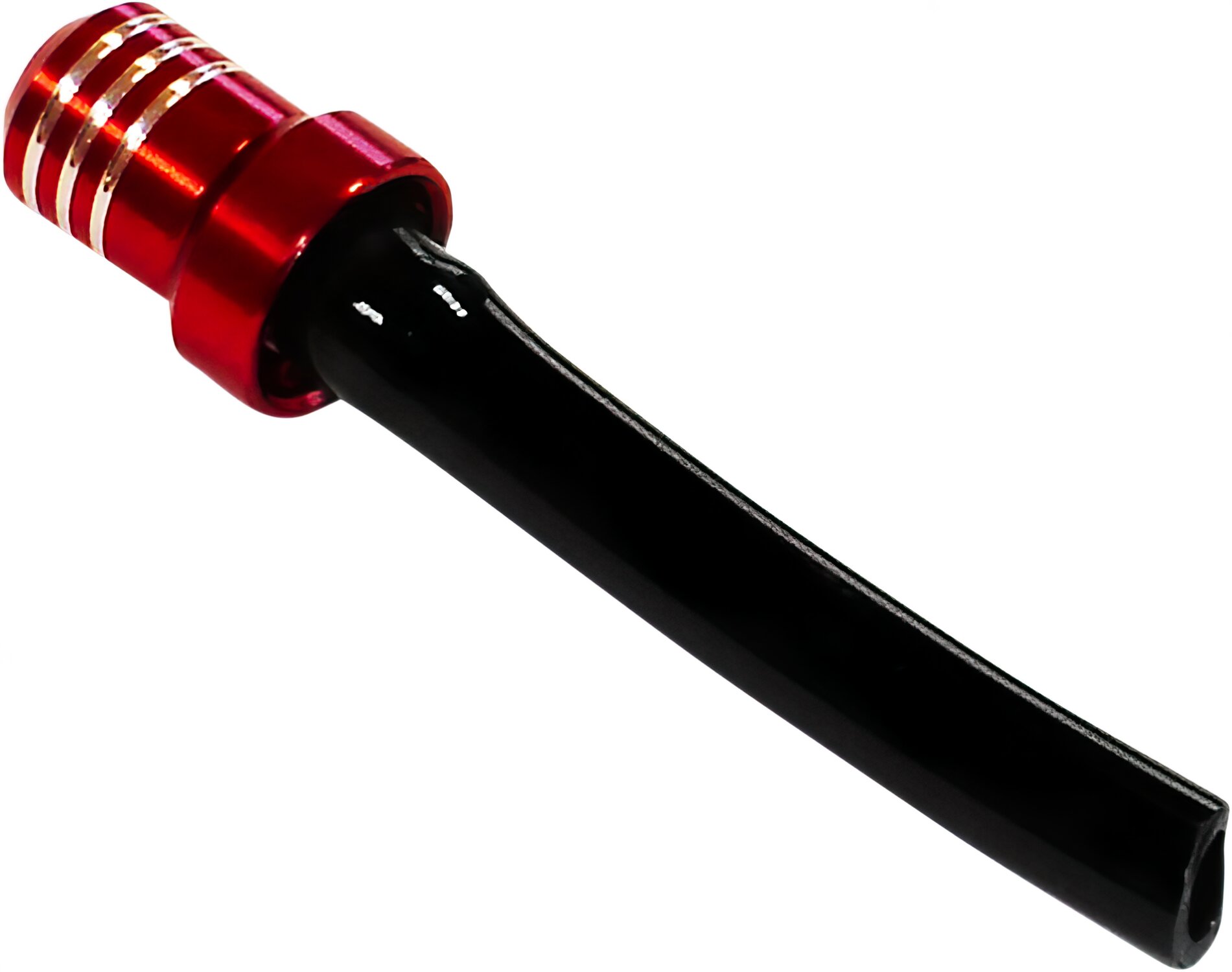 Image of Entlüftungsschlauch Scar Alu Kappe rot