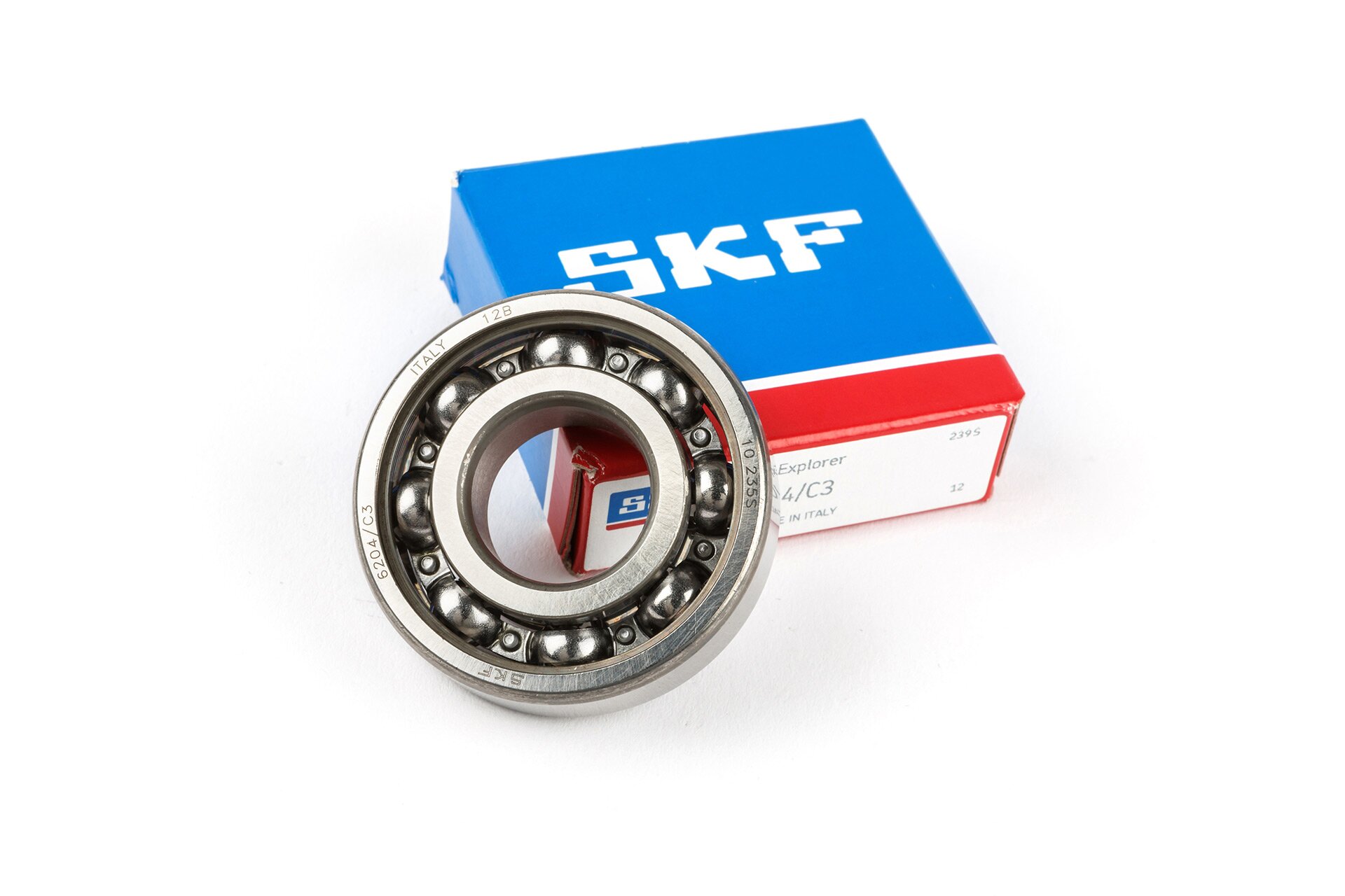 Image of Kugellager SKF 6204-C3 20x47x14mm Stahlkäfig