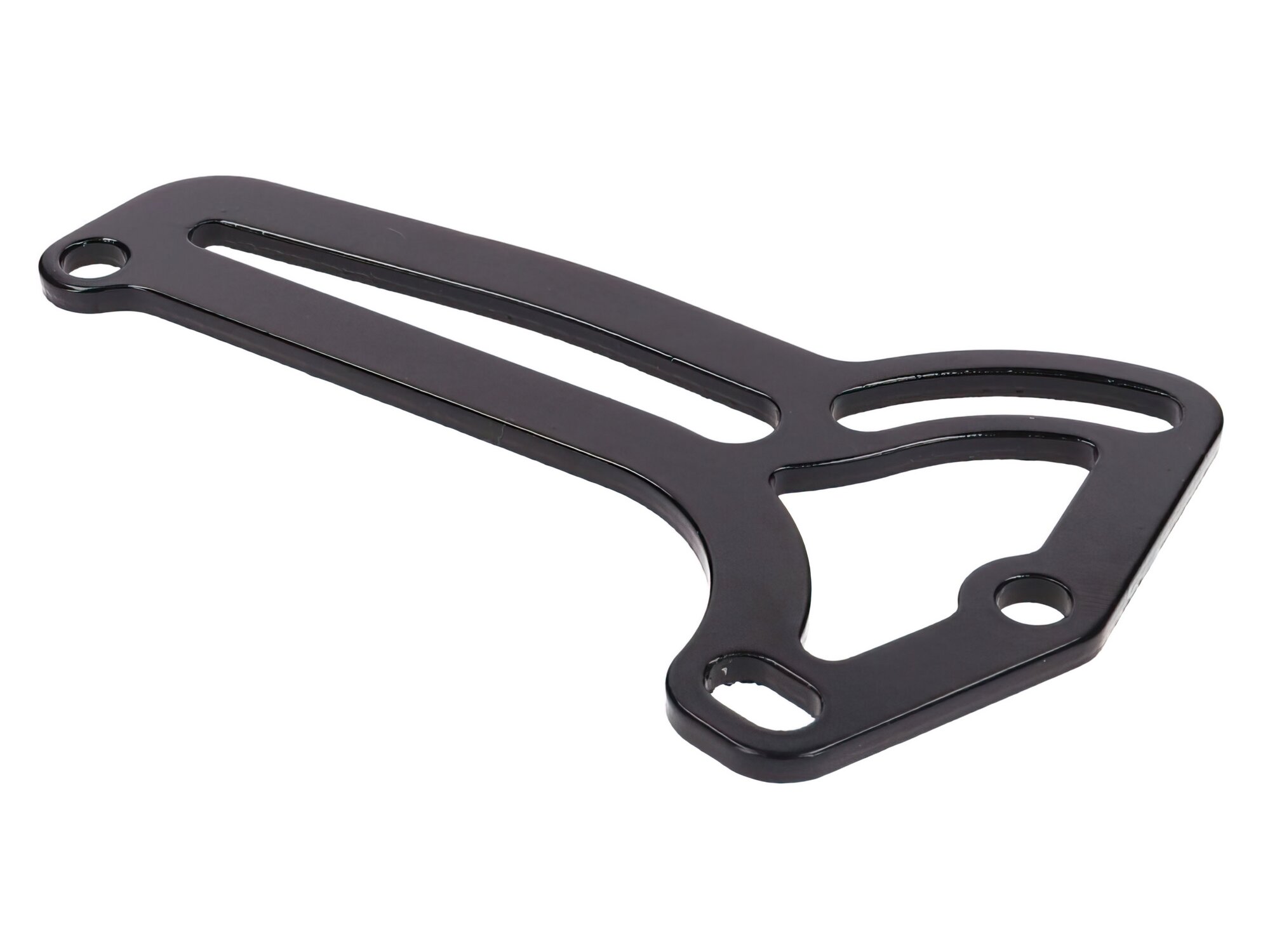 Image of Kennzeichenhalterung seitlich Alu schwarz Piaggio / Vespa