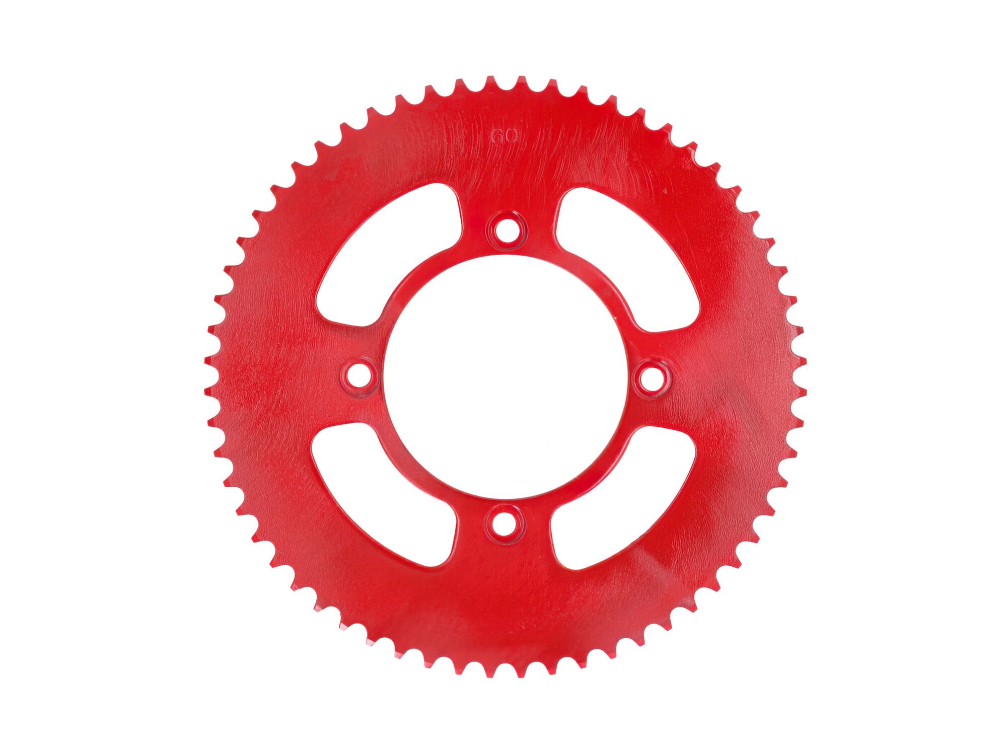 Image of Kettenrad 60 Zähne - 420 D. 100mm rot Beta RR