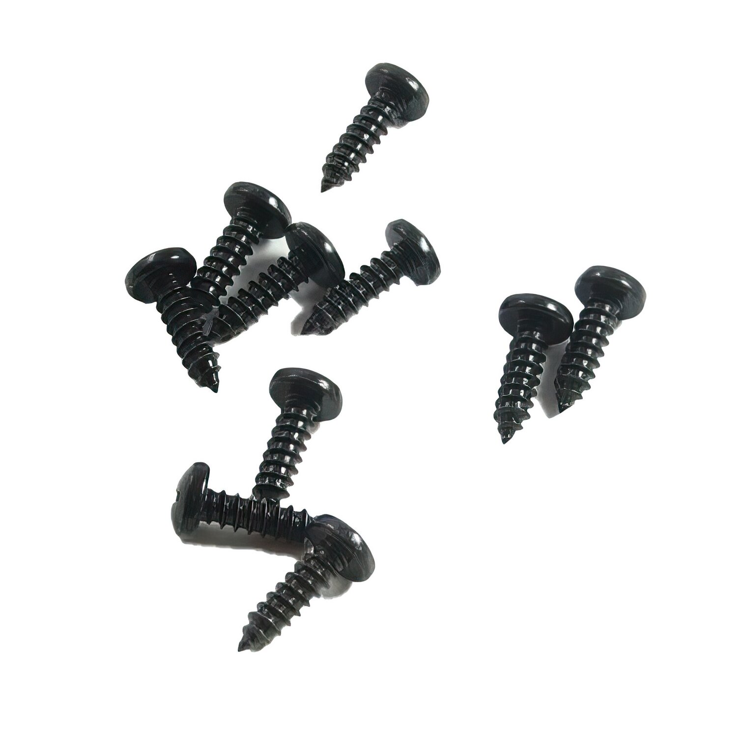 Image of Schraubensatz 5,5x19mm schwarz (x10)