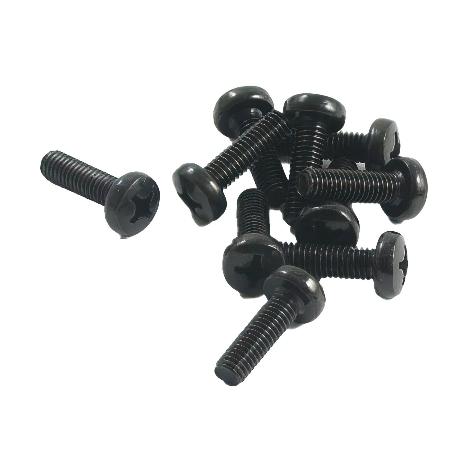 Image of Schraube M6x20 Kreuzschlitz schwarz (x10)