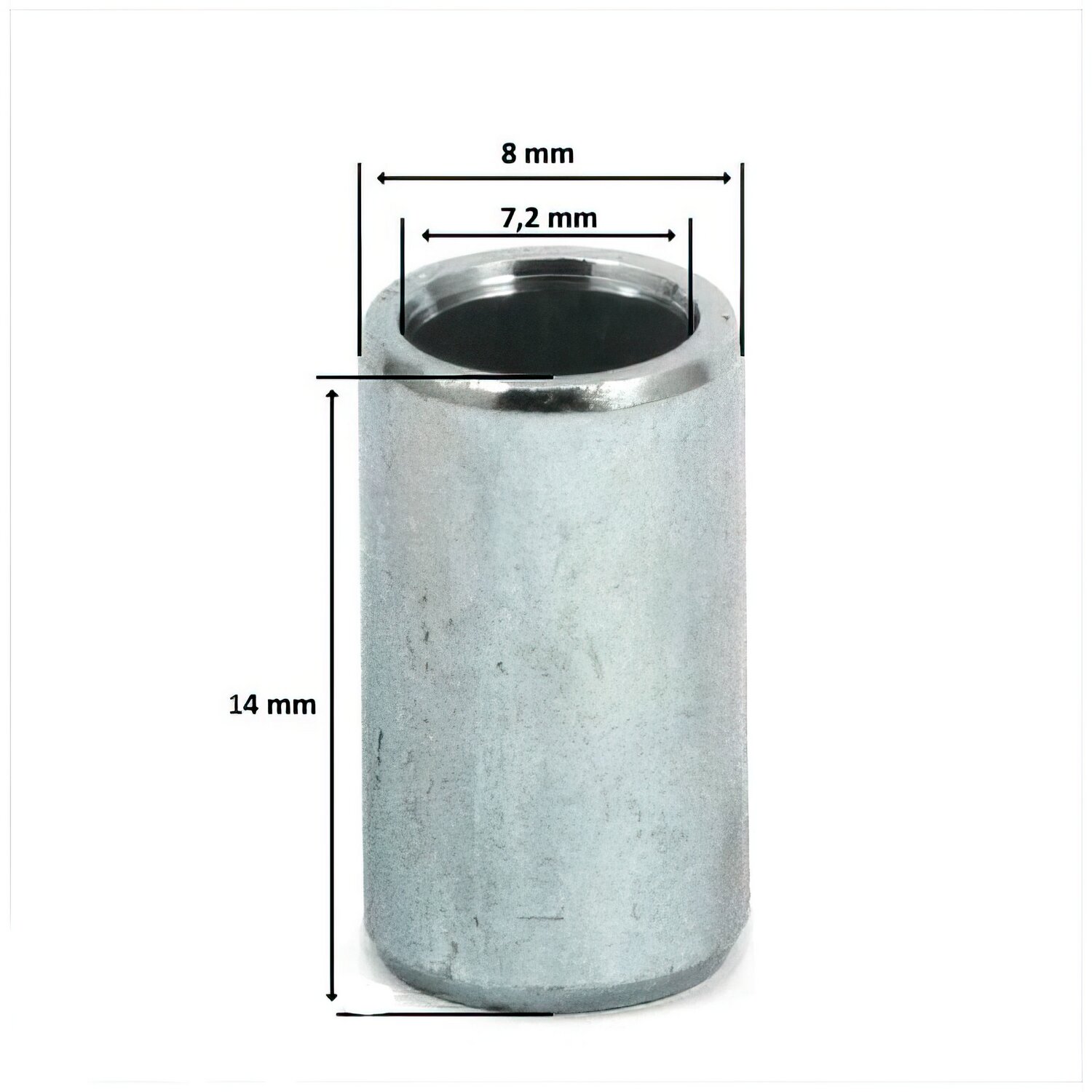 Image of Buchse Zylinder 8x14x7,2 4T GY6