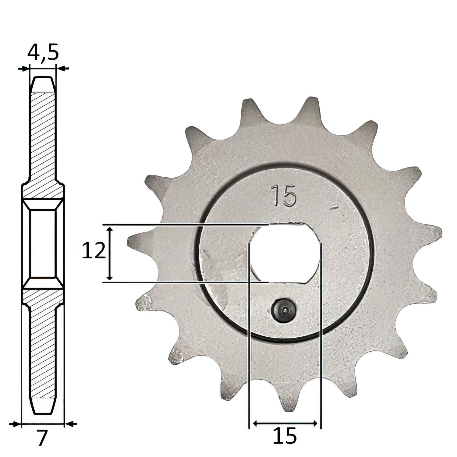 Image of Ritzel IGM Kreidler 3V / 4V (415) 15 Zähne