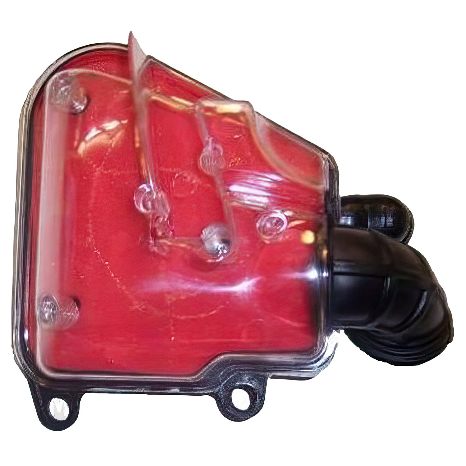 Image of Luftfilterkasten transparent / rot Minarelli liegend