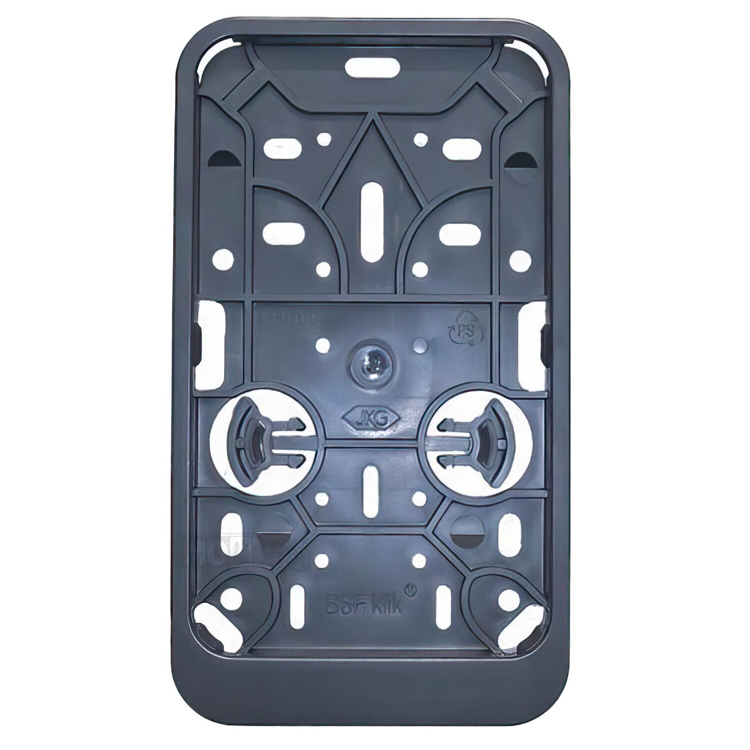 Image of Kennzeichenhalter Vertical 100 x 175 schwarz