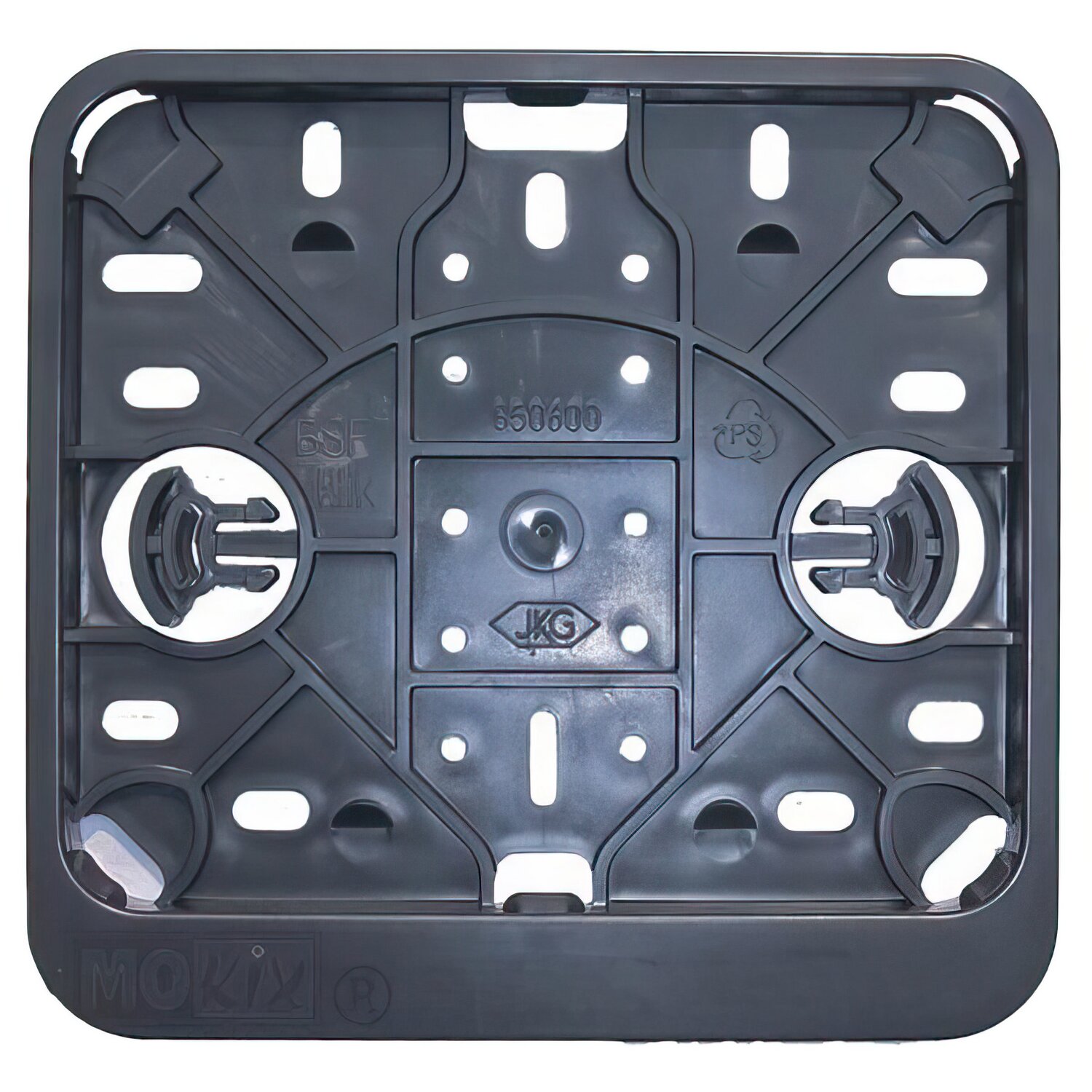 Image of Kennzeichenhalter Horizontal 145 x 125 schwarz