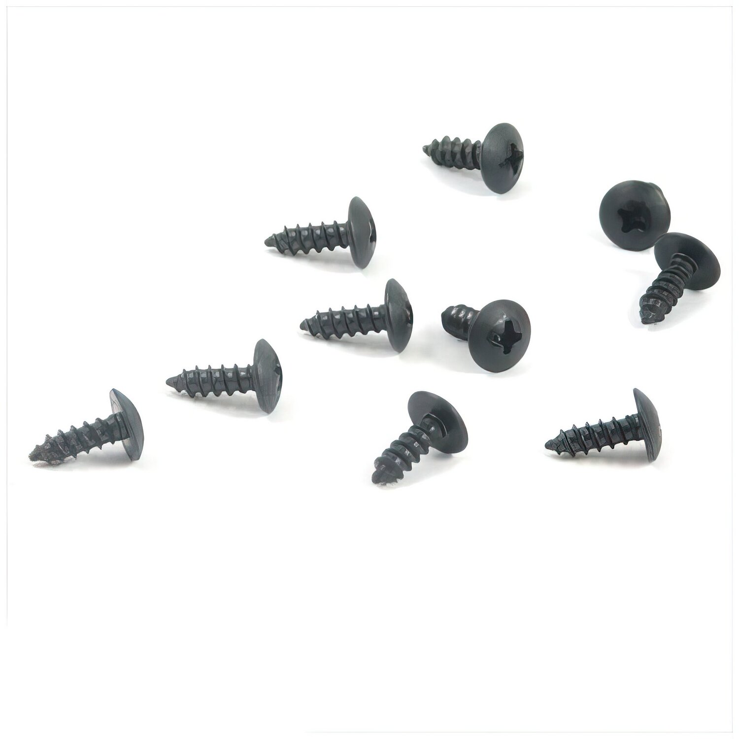 Image of Schraubensatz 4,0x12mm schwarz (x10)