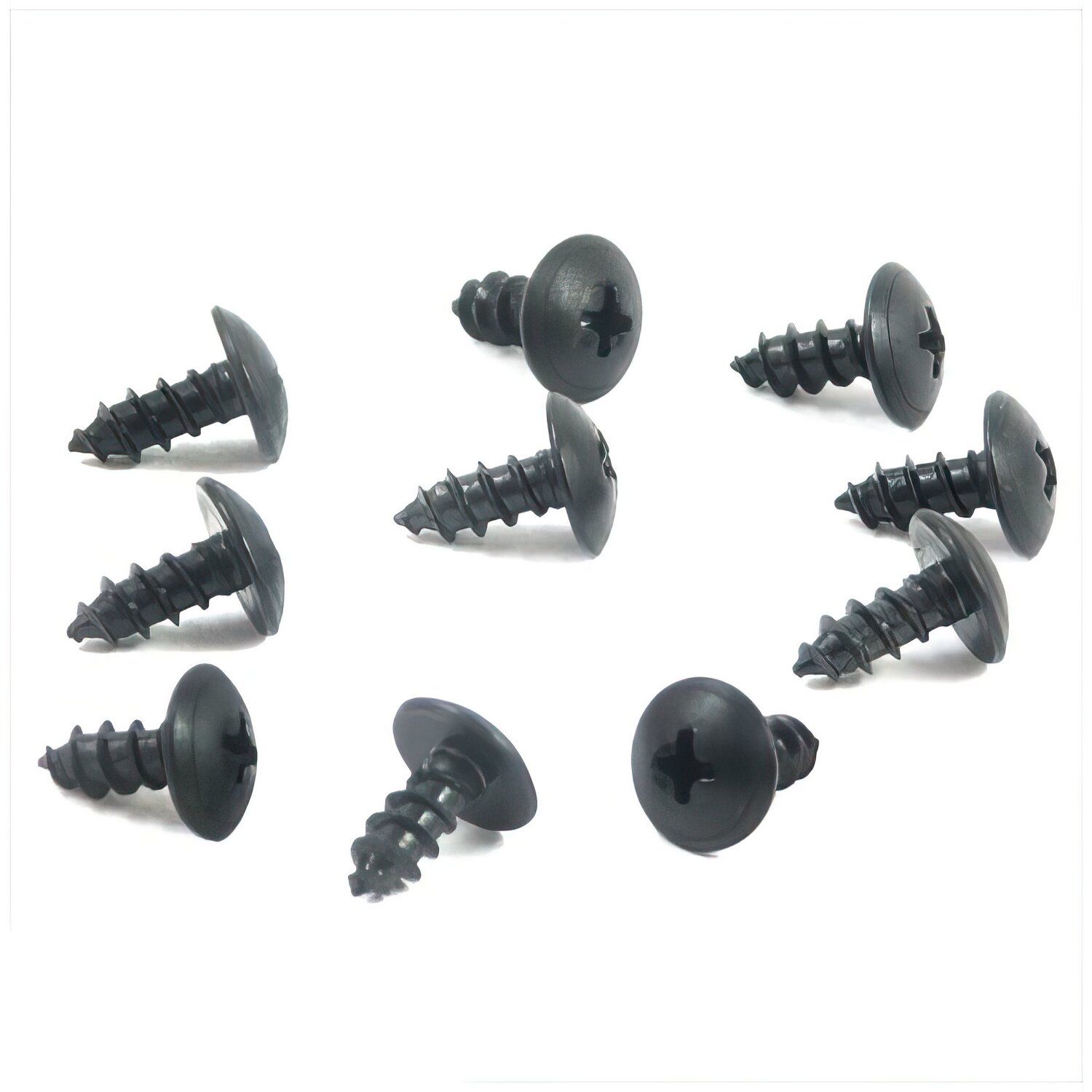 Image of Schraubensatz 5,0x12mm schwarz (x10)