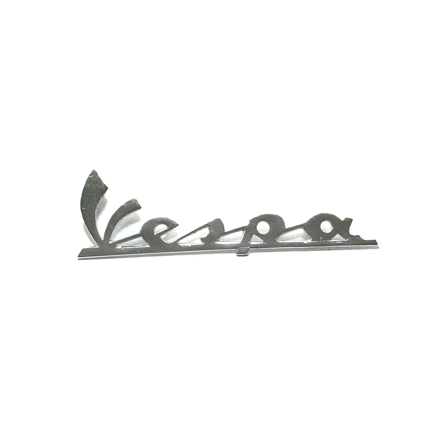 Image of Emblem Vespa Clip 12cm Chrom