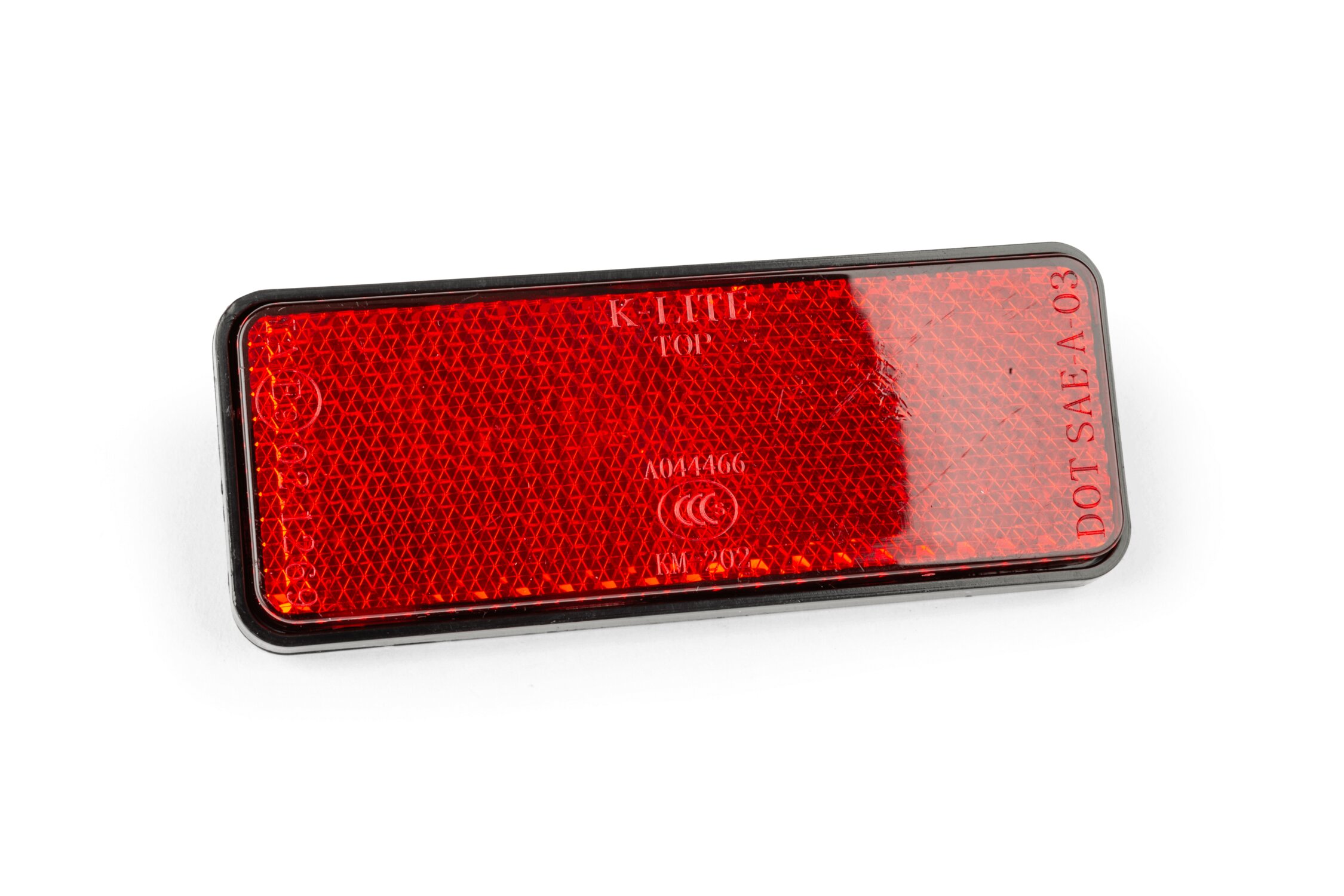 Image of Reflektor Rechteckig verschraubt 90x35 rot