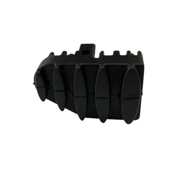 Image of Fußrastengummi links breit Derbi Senda schwarz