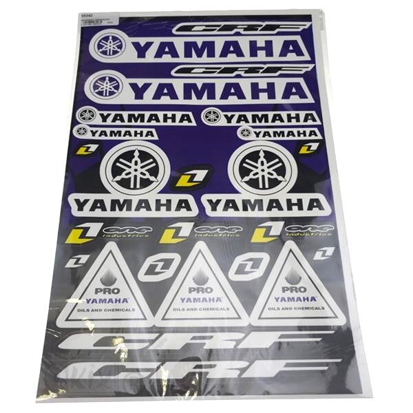 Image of Aufkleber Bogen Yamaha blau