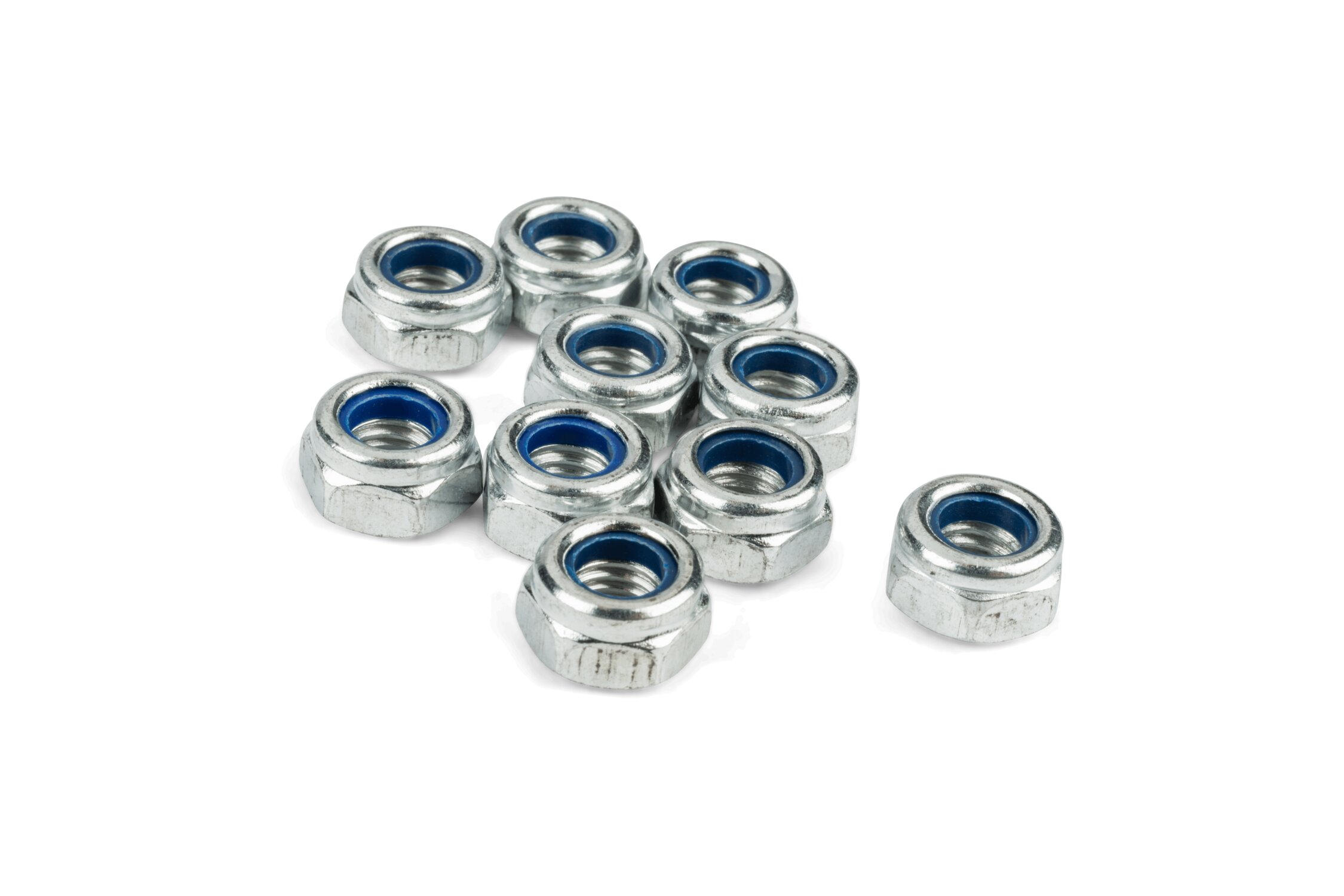 Image of Mutter selbstsichernd M 6 verzinkt (x10)