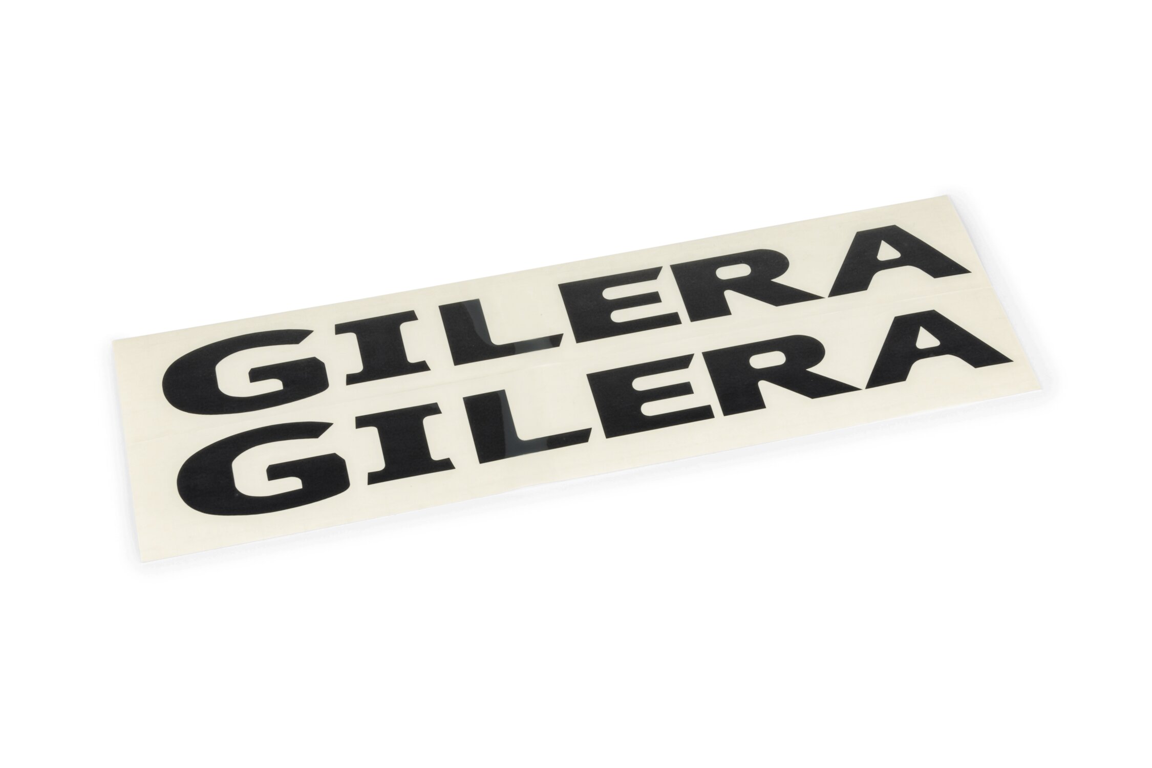 Image of Aufkleber x2 Gilera 32x4 cm Schwarz