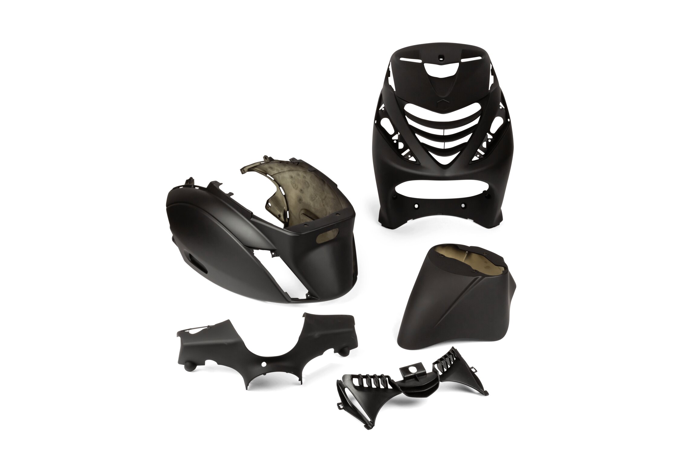 Image of Verkleidungskit 5 Teile matt schwarz Piaggio ZIP SP2