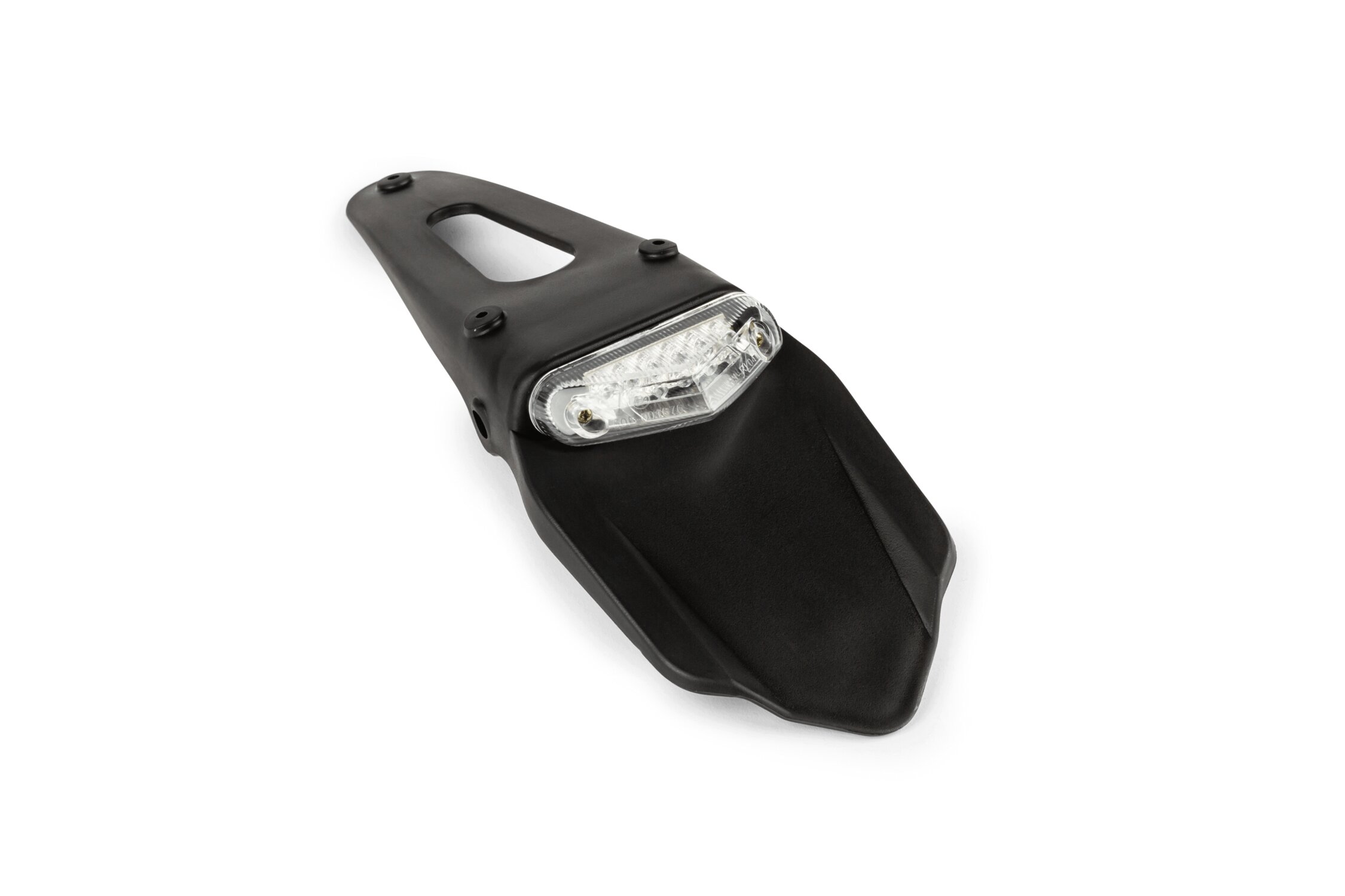 Image of Kennzeichenhalter m. Rücklicht weiß 9 LEDs Supermoto 50cc