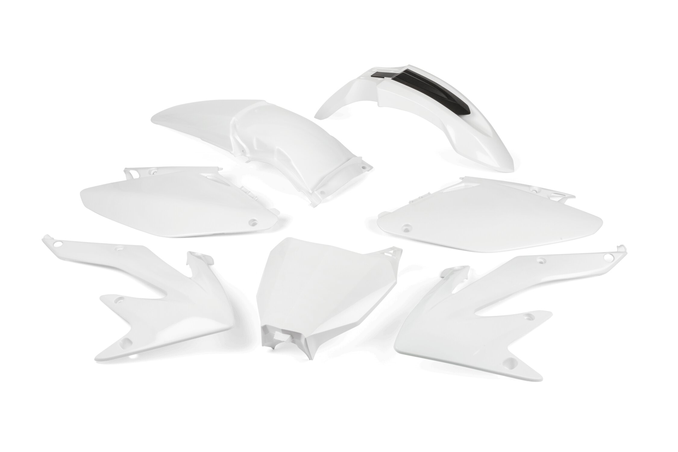 Image of Verkleidungskit 7 Teile MX Style weiss Honda HM 50
