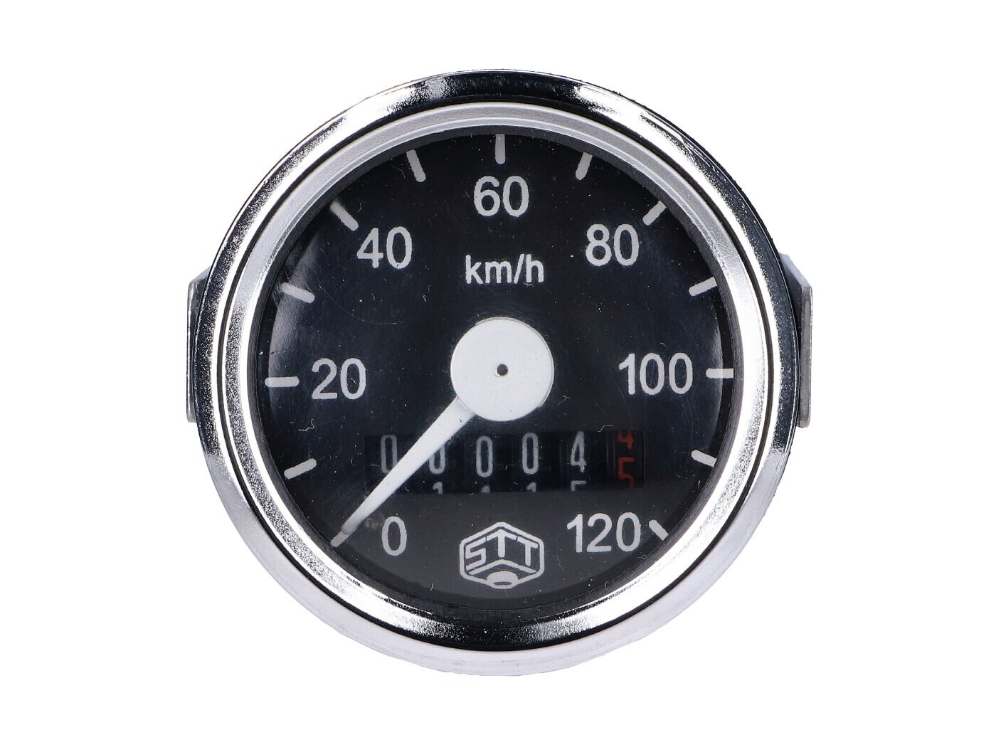 Image of Tachometer Schmitt 120km/h rund 48mm Simson / MZ GS / Hercules