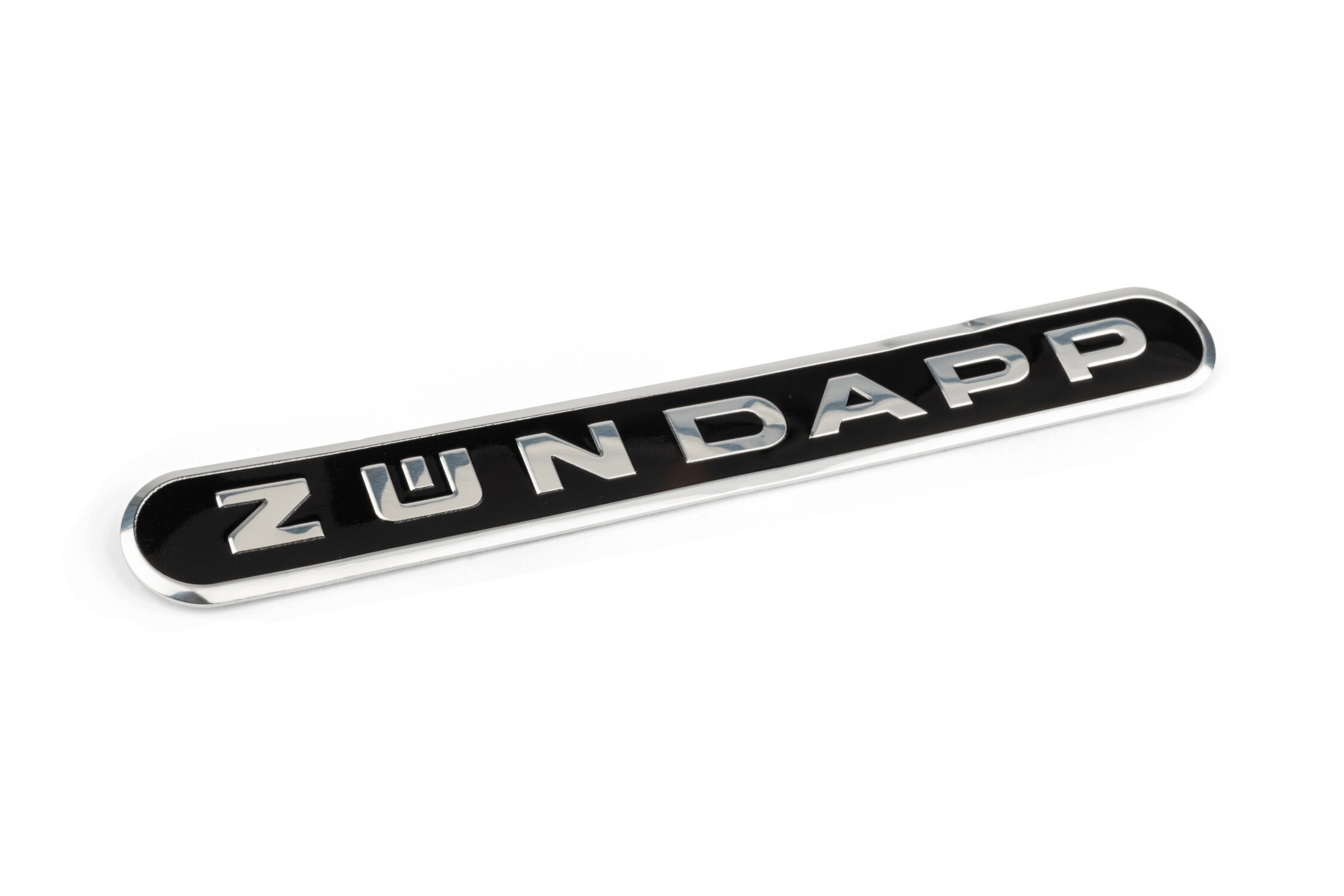 Image of Aufkleber Zündapp Tank länglich schwarz