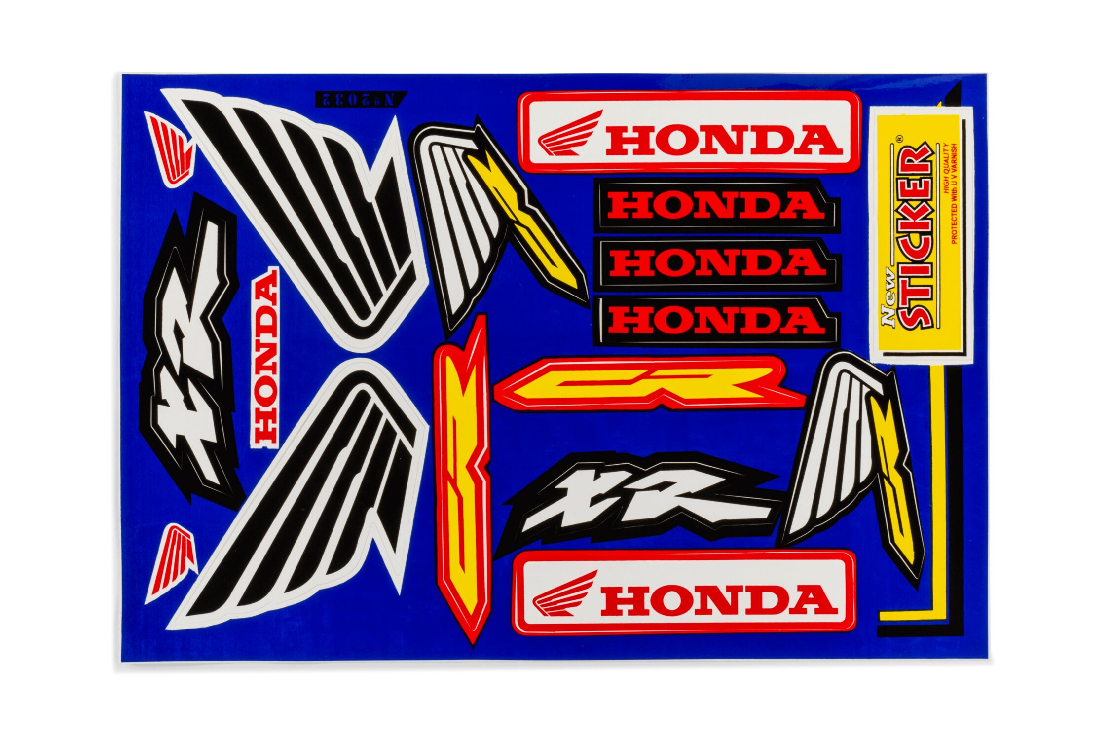 Image of Aufkleber Bogen Sponsor Honda Wings 33x22cm