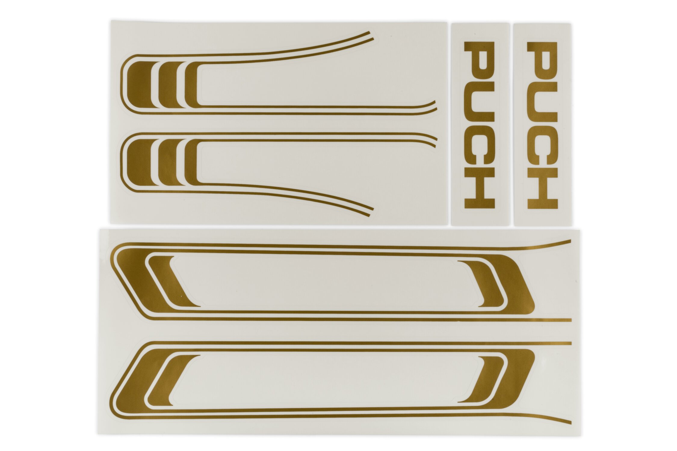 Image of Aufkleber Puch Maxi (x6) PVC gold