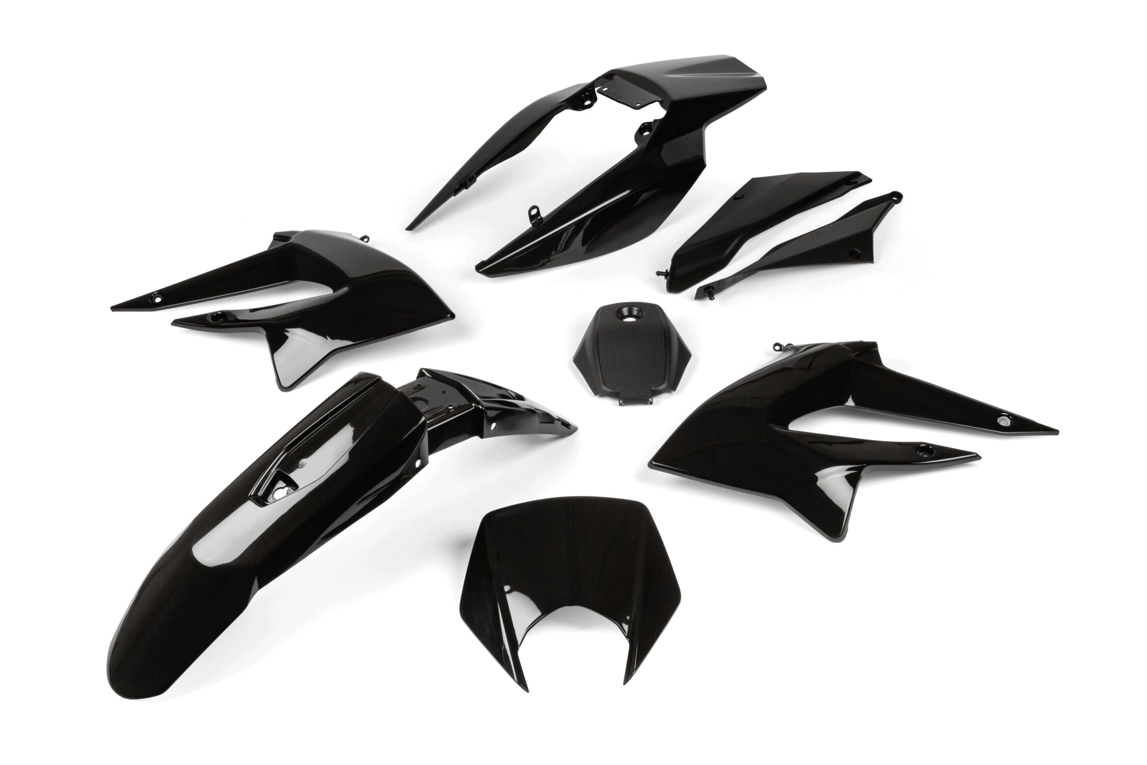 Image of Verkleidungskit 8 Teile schwarz Derbi DRD X-Treme 2011 - 2017