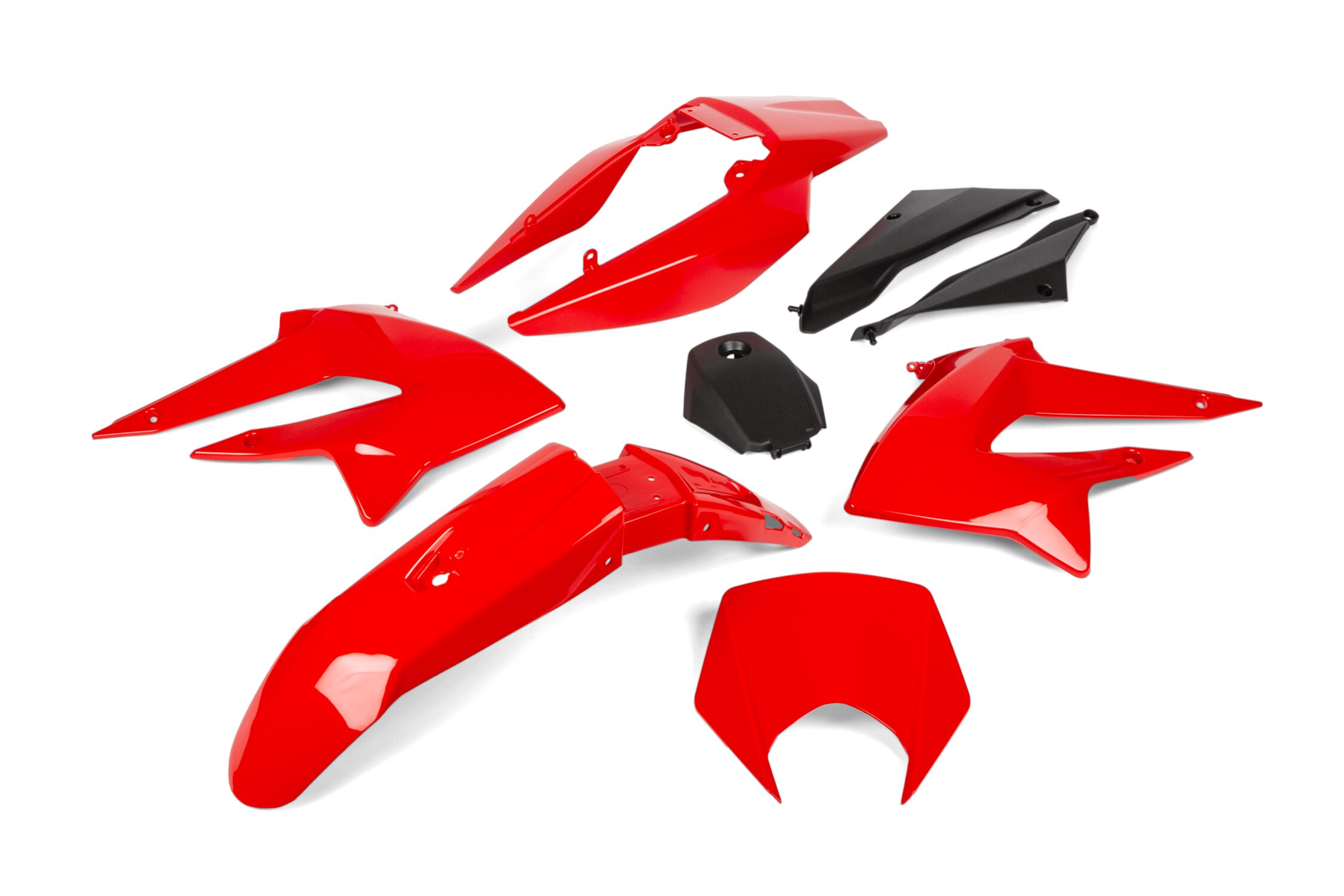 Image of Verkleidungskit 8 Teile rot Derbi DRD X-Treme 2011 - 2017