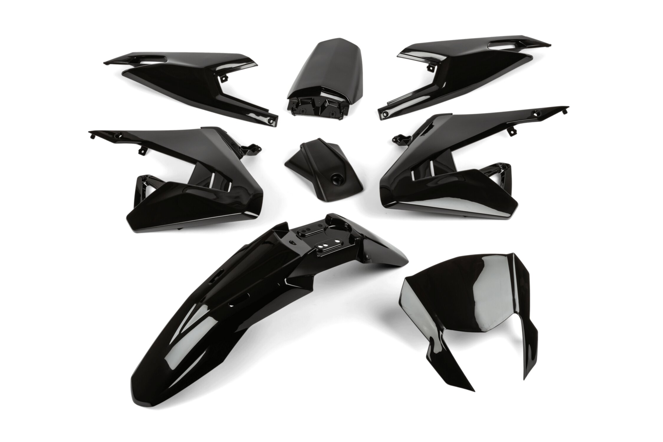 Image of Verkleidungskit 8 Teile schwarz Aprilia SX ab 2018