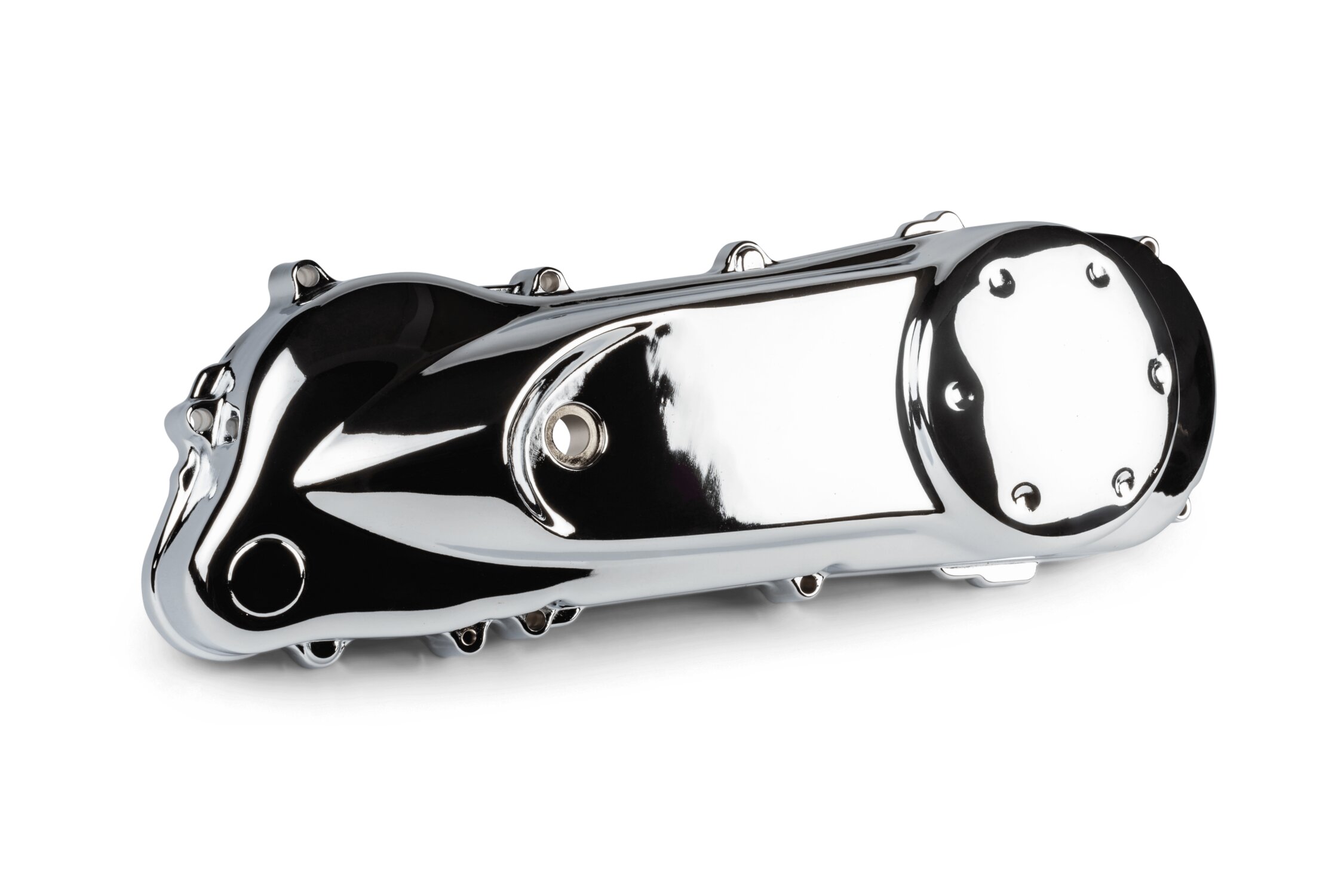 Image of Motorgehäusedeckel STR8 Peugeot stehend chrom