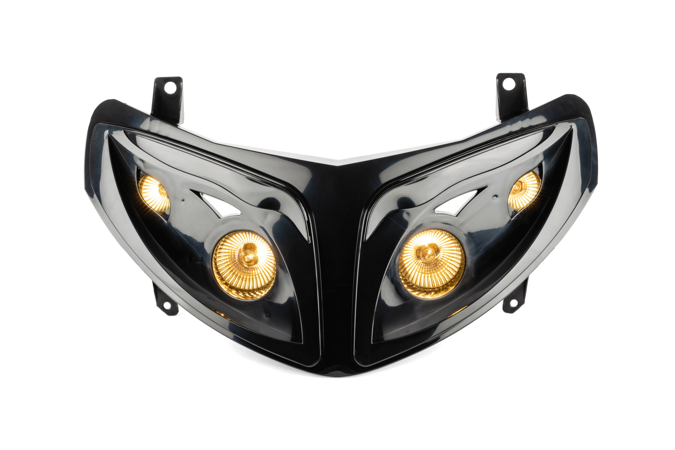 Image of Lichtmaske Quattro-Optik schwarz Peugeot Speedfight 2