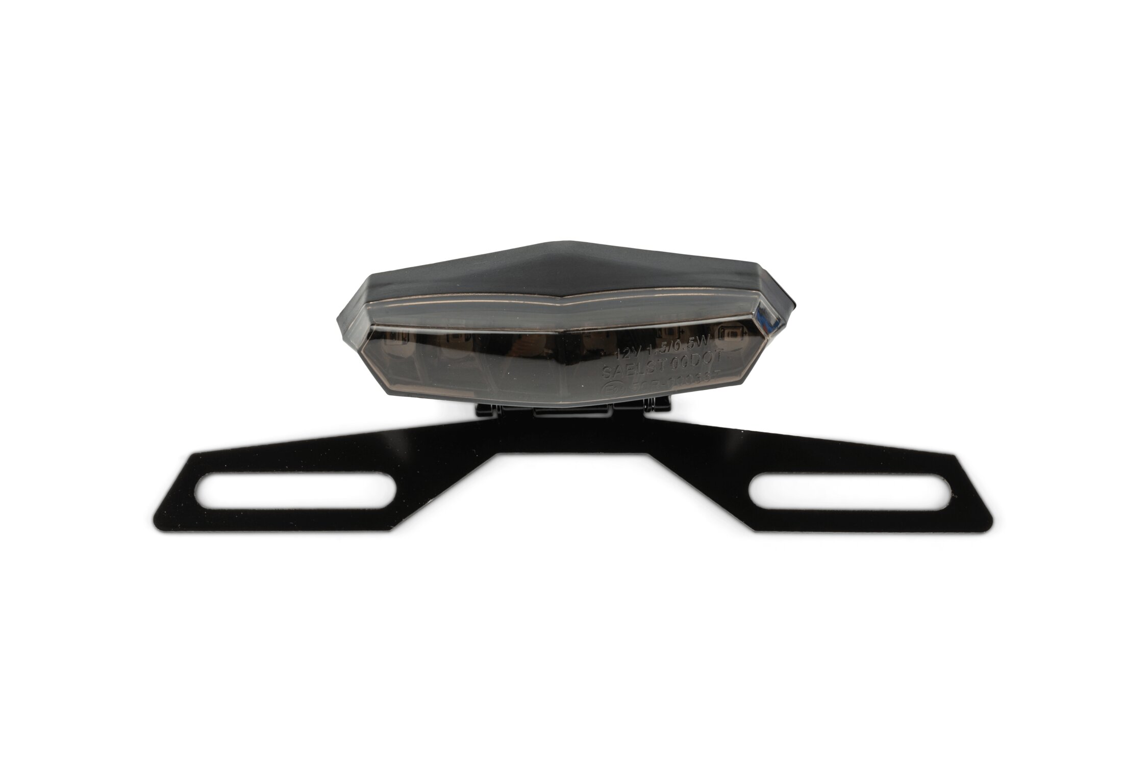 Image of Rücklicht LED Hexagonal Black-Line mit Kennzeichenhalter