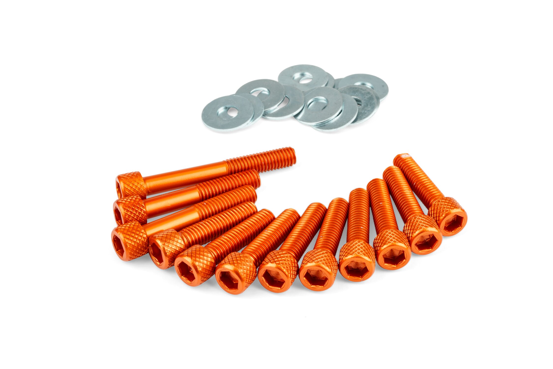 Image of Motordeckelschrauben STR8 Minarelli orange