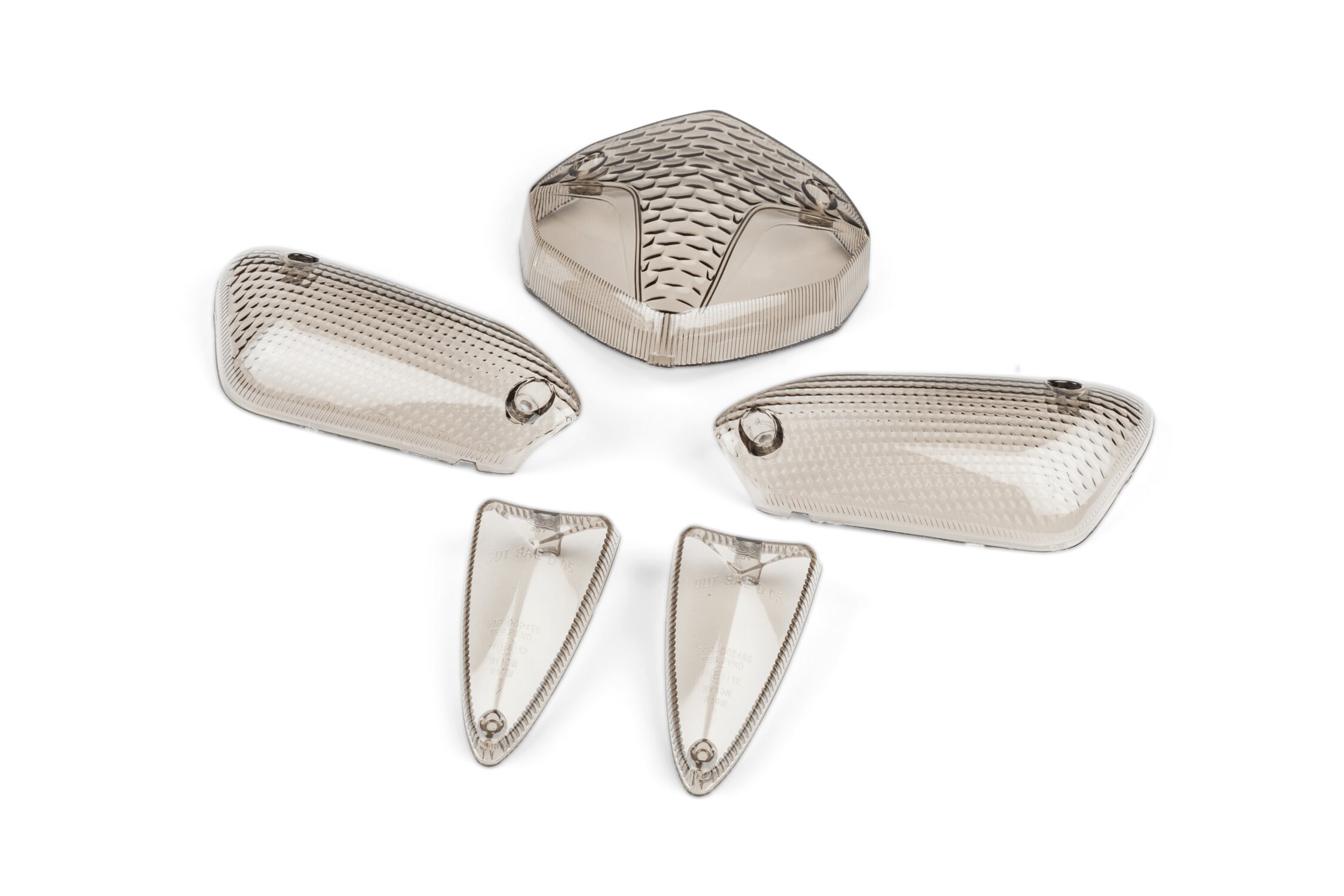 Image of Blinkergläser und Rücklichtglas Yamaha Aerox ab 2013 getönt