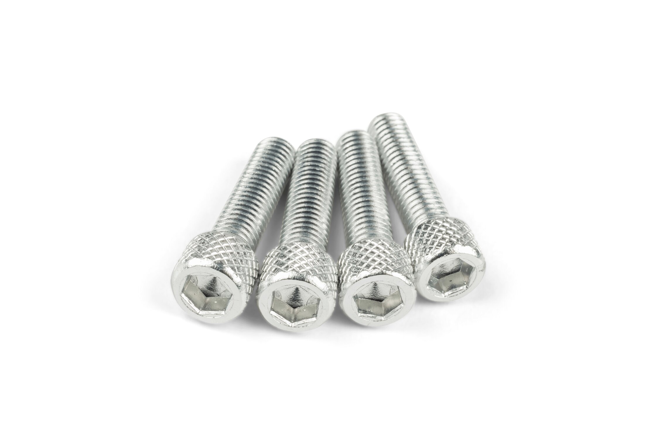 Image of Schraubensatz Einlass M6x25mm Alu Silber (x4)