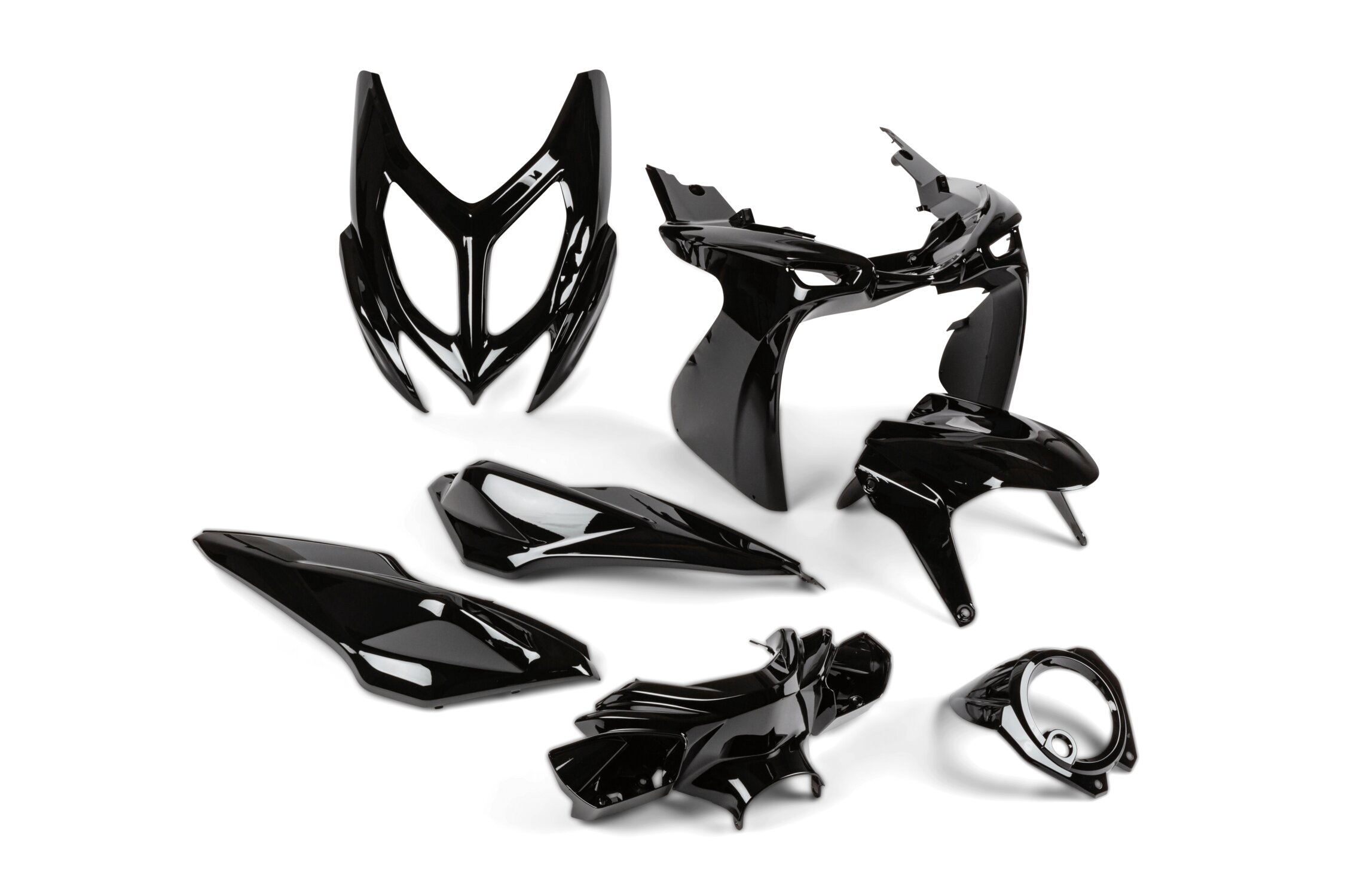 Image of Verkleidungskit 7 Teile Yamaha Aerox ab 2013 Schwarz