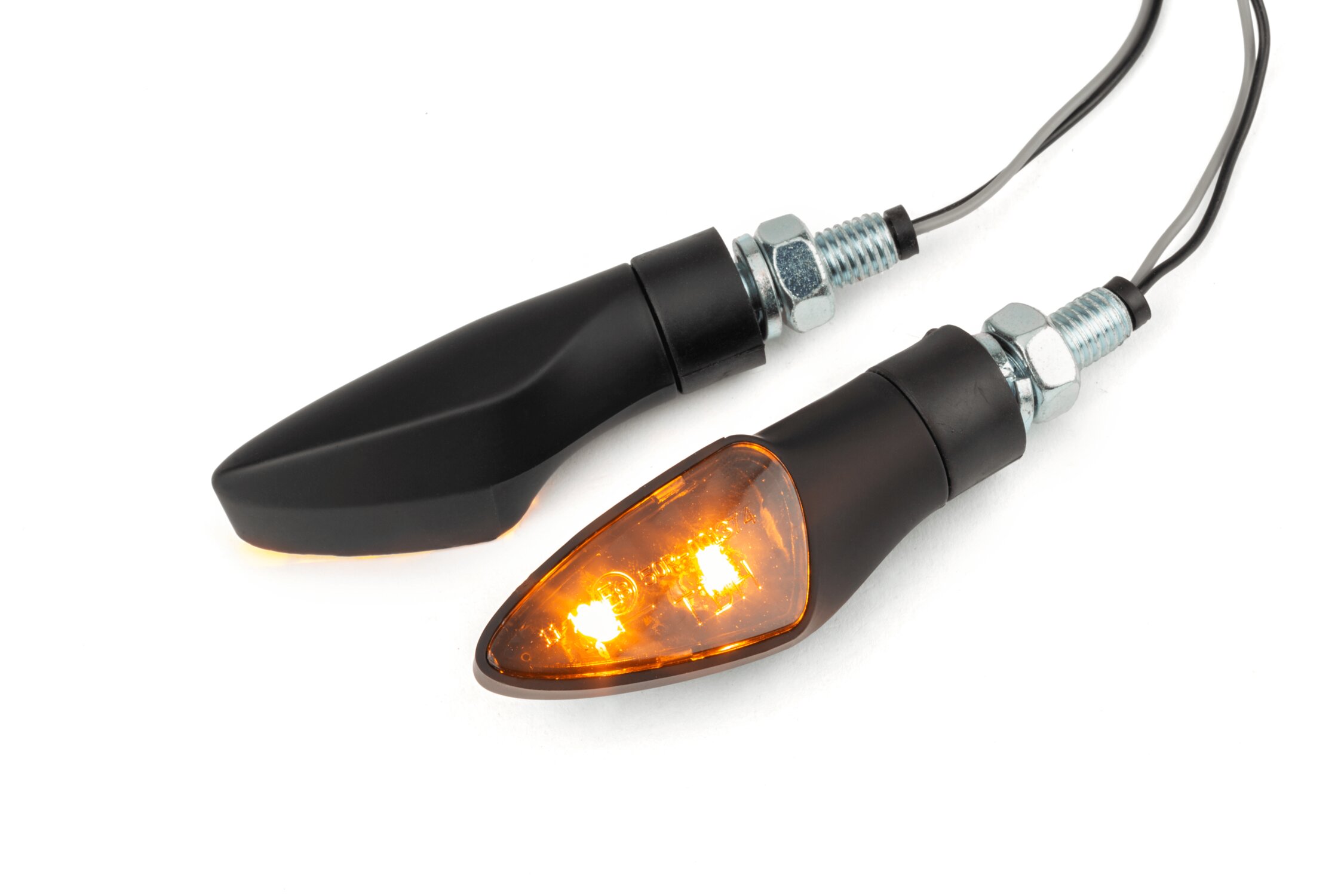 Image of LED Blinker Schwarz / Getönt