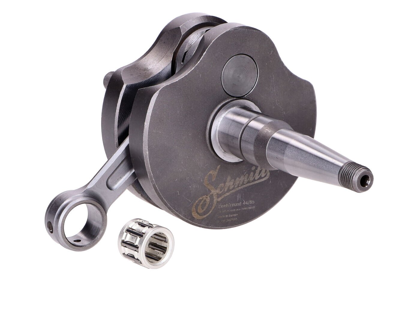 Image of Kurbelwelle Schmitt Drehfreund 44mm Hub / 85mm Pleuel 50-75cc Simson S51 / S70 / S83 / M500 / M700